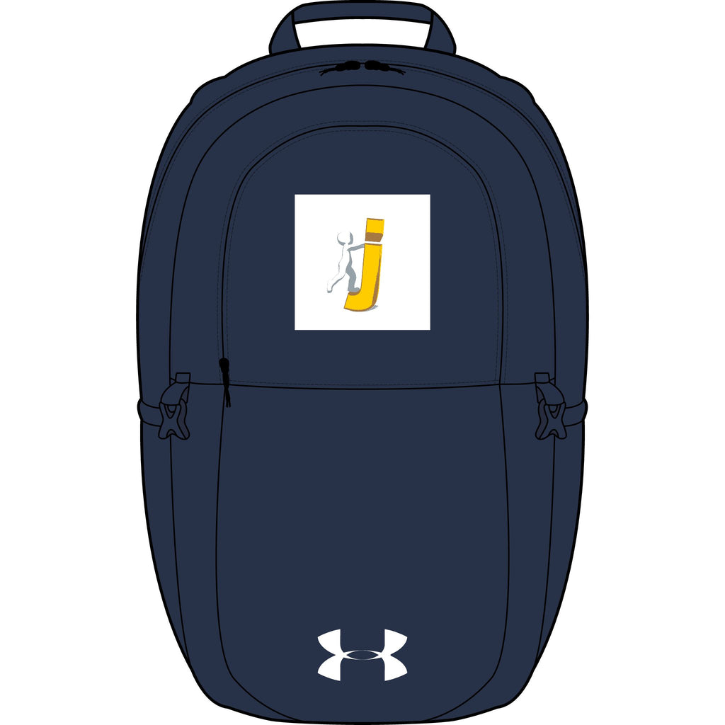 Yellow Letter J Initial Backpack | Embroidered Monogram Patch