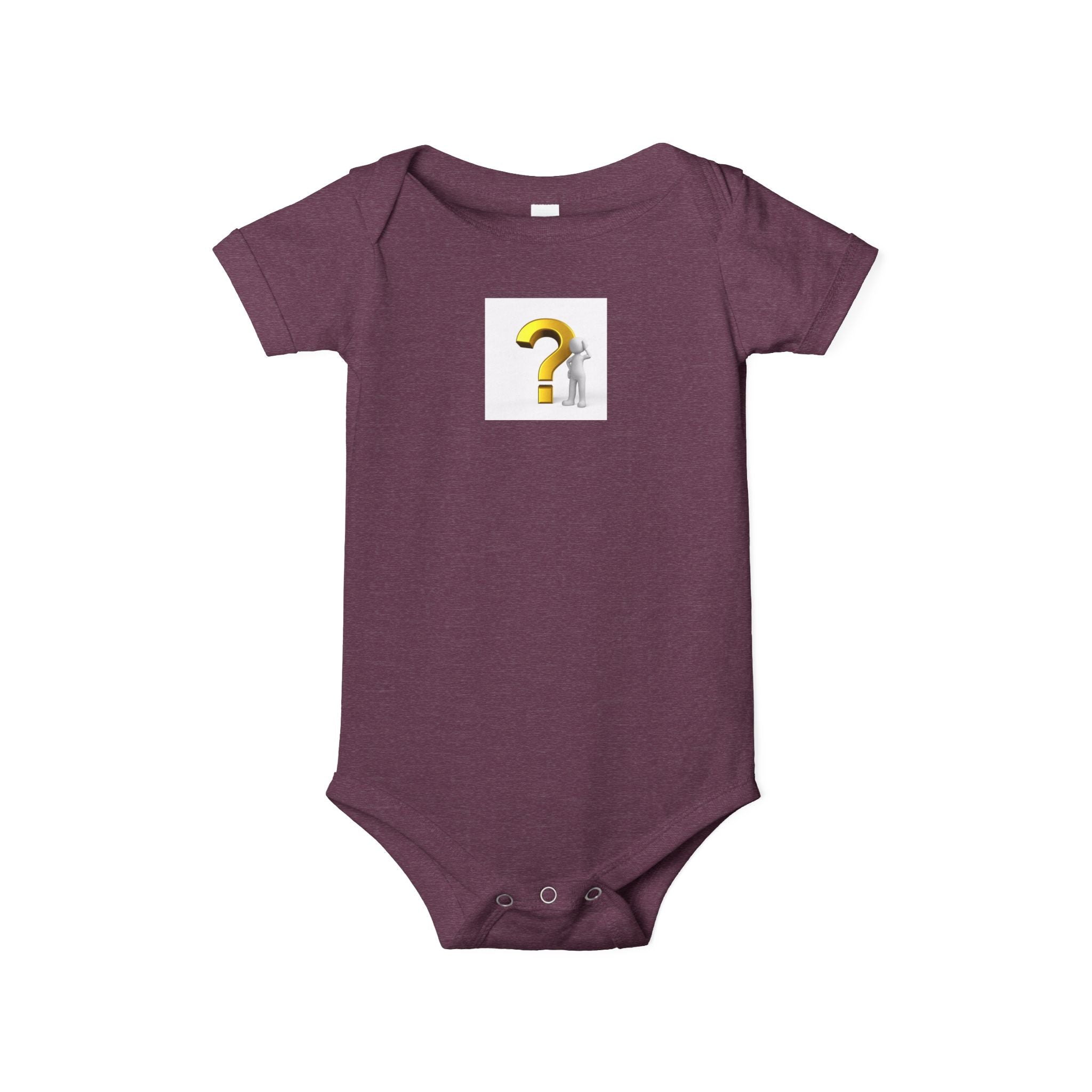 Body pour bébé avec point d'interrogation doré | Barboteuse bébé curieux