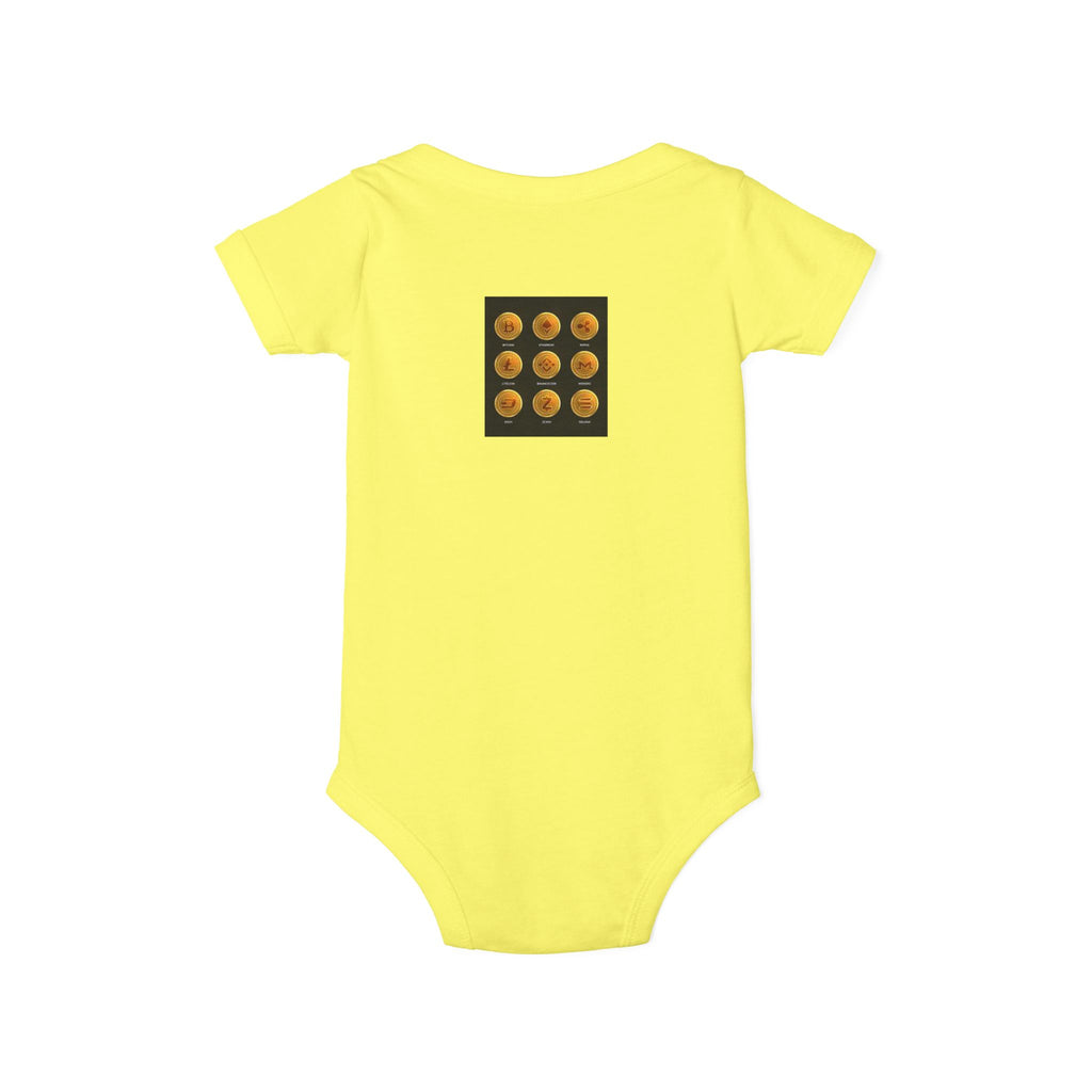 Cryptocurrency Coins Infant One Piece | Fall Baby Bodysuit