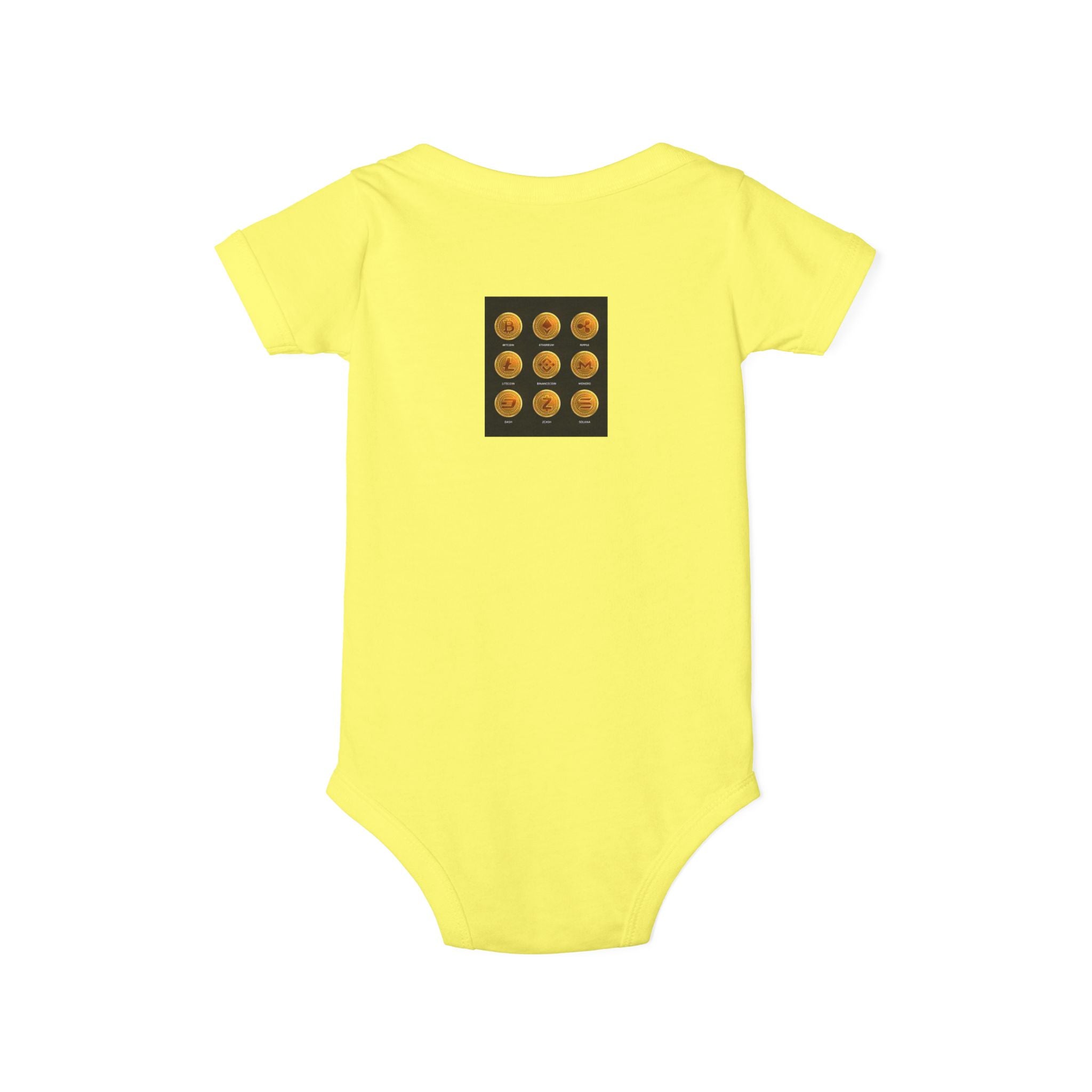 Cryptocurrency Coins Infant One Piece | Fall Baby Bodysuit