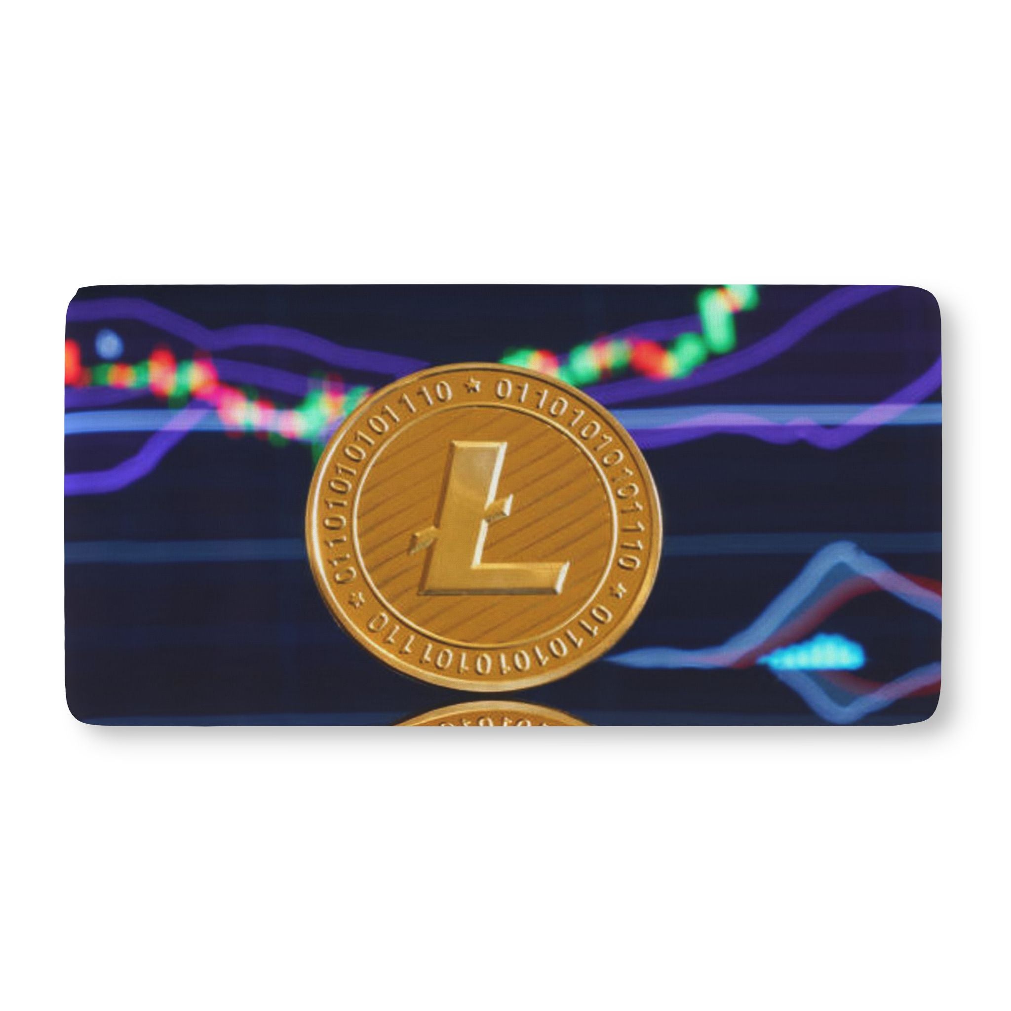 Drap de berceau Litecoin Coin Nursery | Drap-housse de berceau