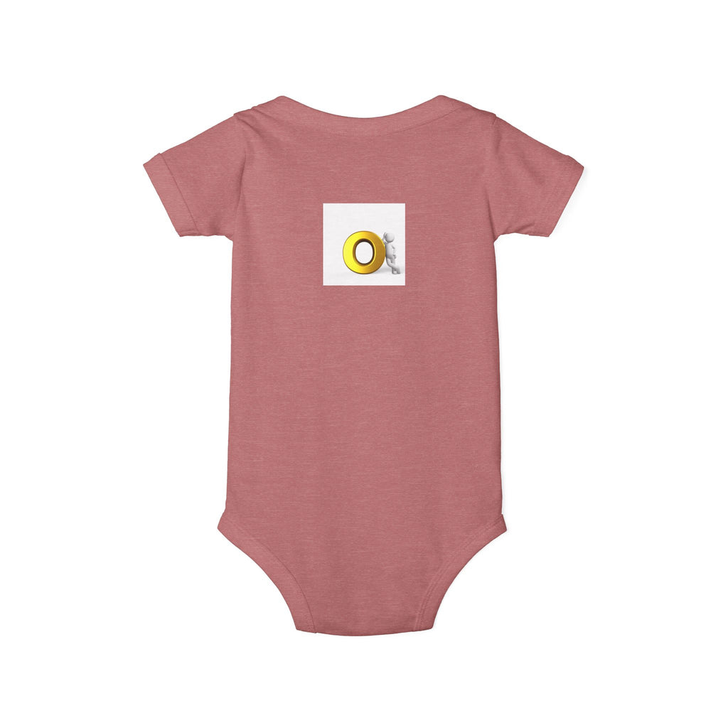 Gold Letter O Infant Onesie | Infant One Piece