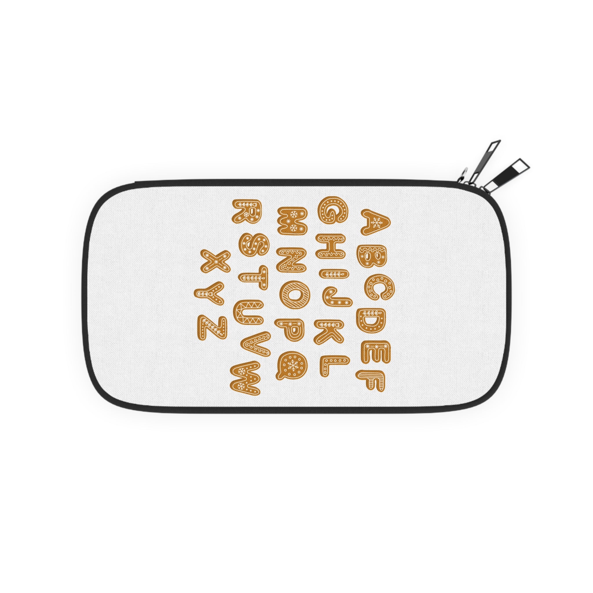 Cookie Alphabet Passport Wallet | Gingerbread Letter Travel Pouch