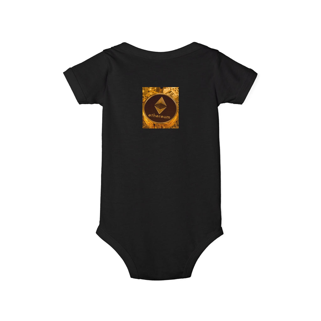 Ethereum Logo Infant Onesie | Crypto Baby Bodysuit