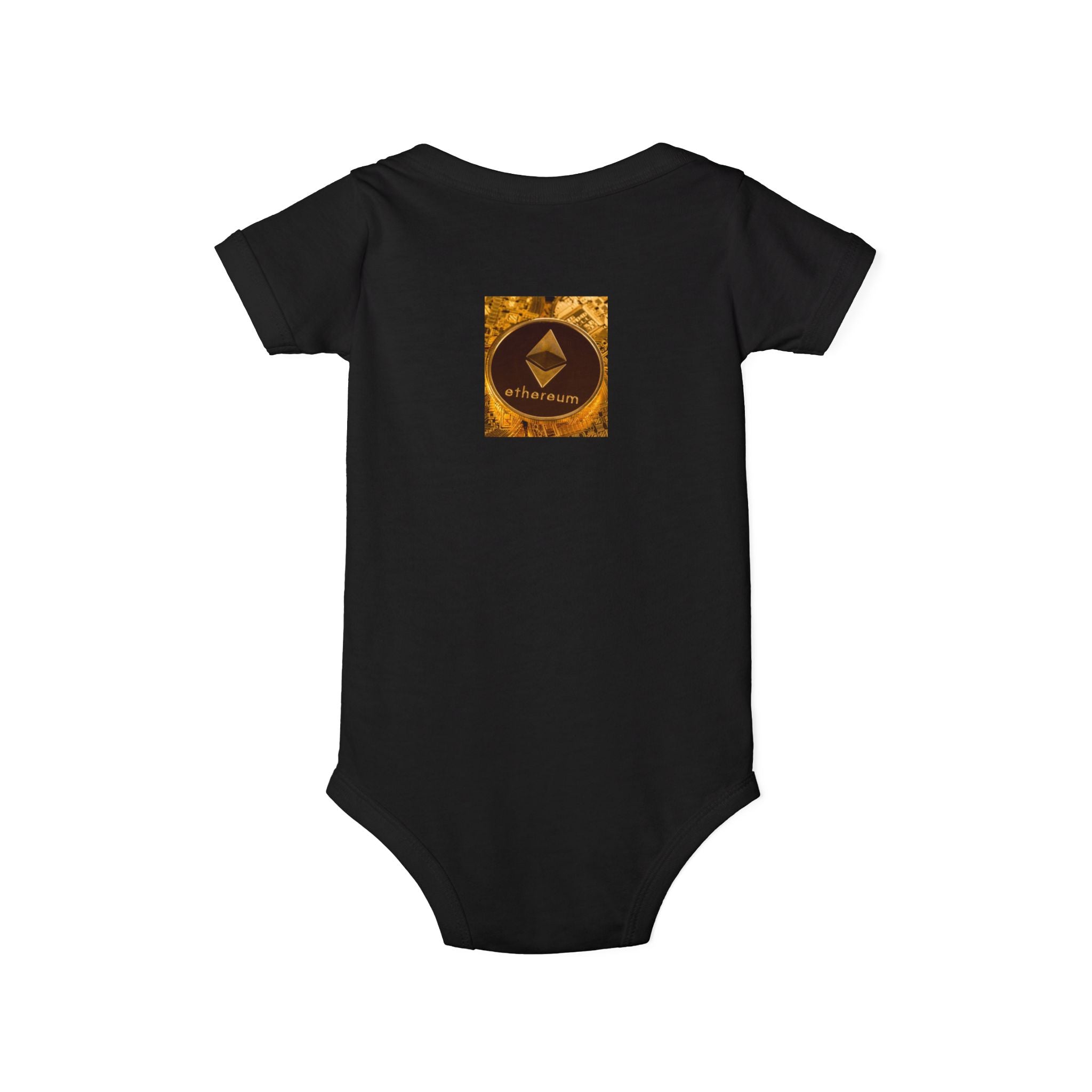 Ethereum Logo Infant Onesie | Crypto Baby Bodysuit