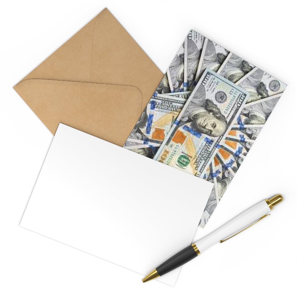 Hundred Dollar Bill Postcards | Money Stack Postcard Set (7 pcs)