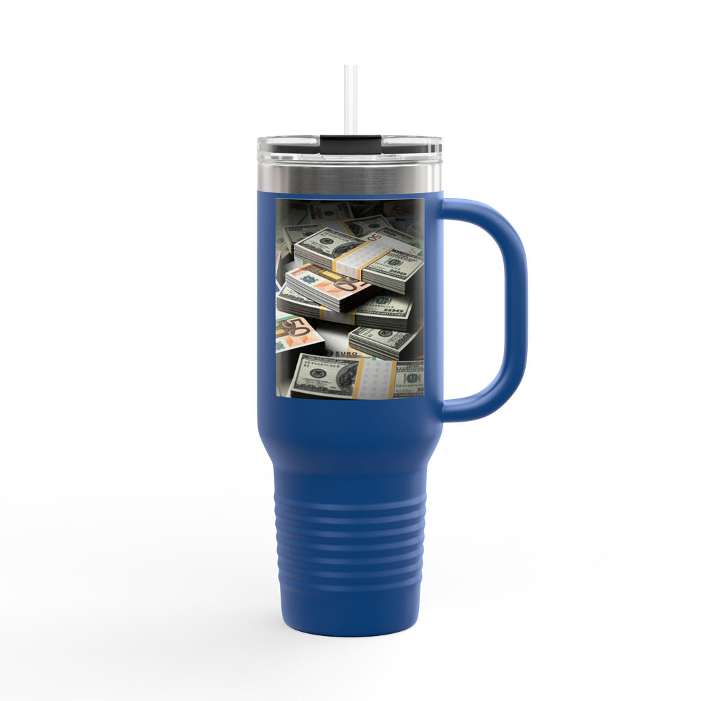 Stacked Cash Money design Insulated Travel Mug | 40oz