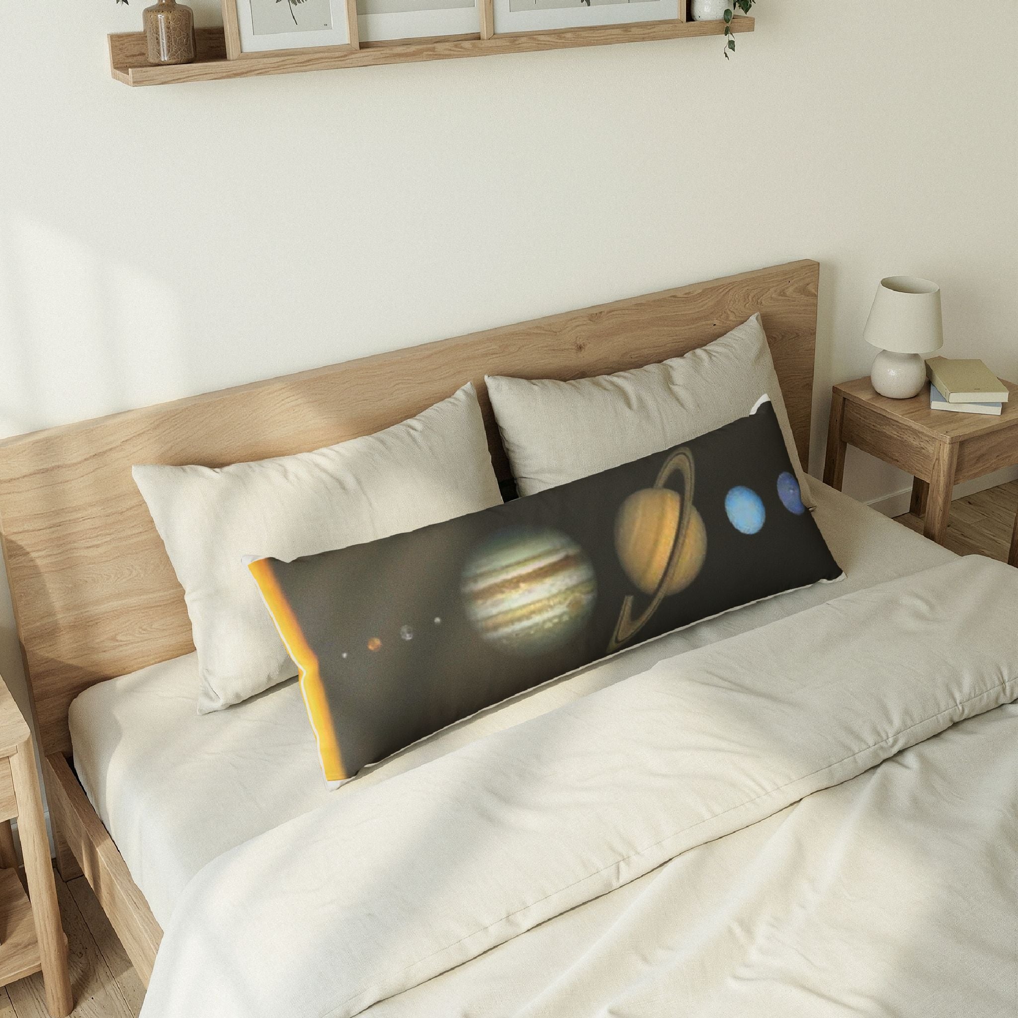Solar System Planets Body Pillow | Space Planetary Lineup