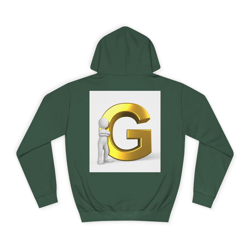 Gold Letter G Hoodie | Initial G Monogram sweatshirt