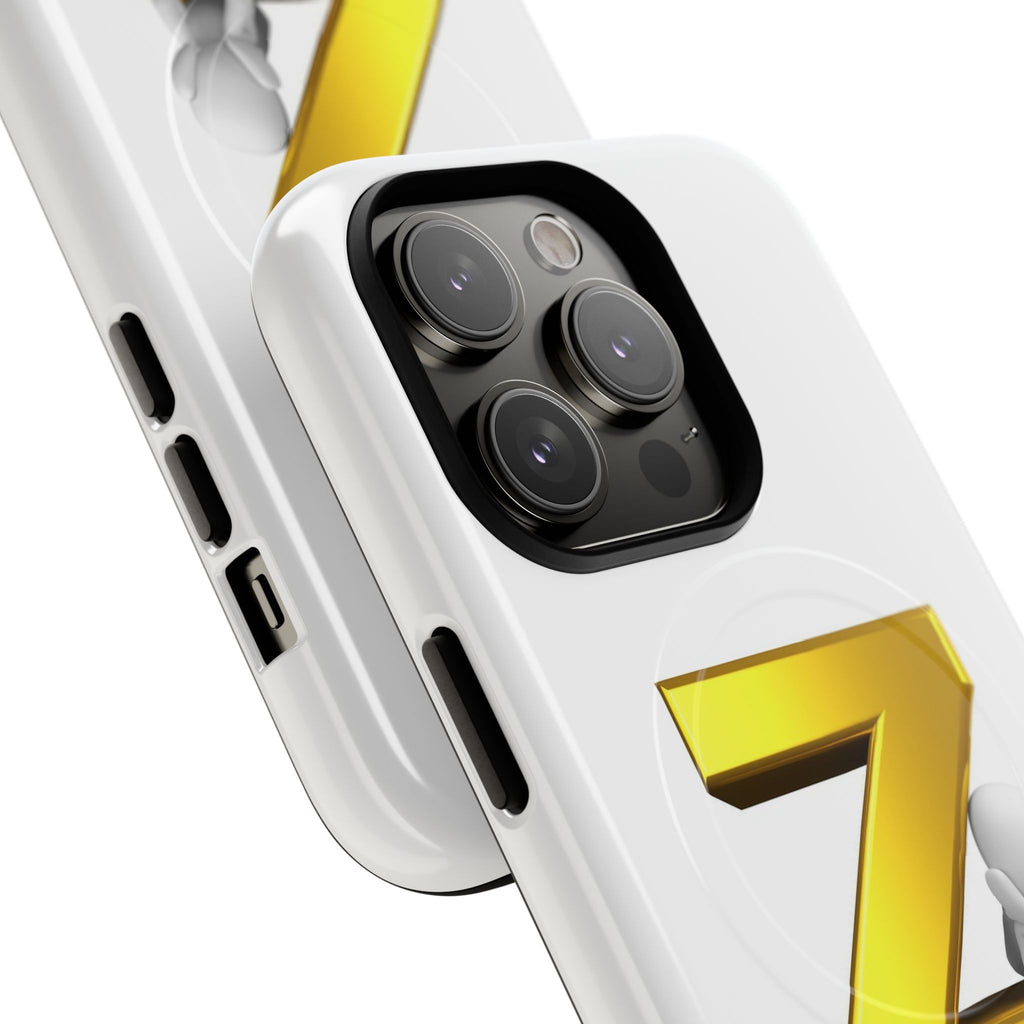 Gold 3D Letter Z Phone Case | Tough Magnetic Case, Monogram Initial