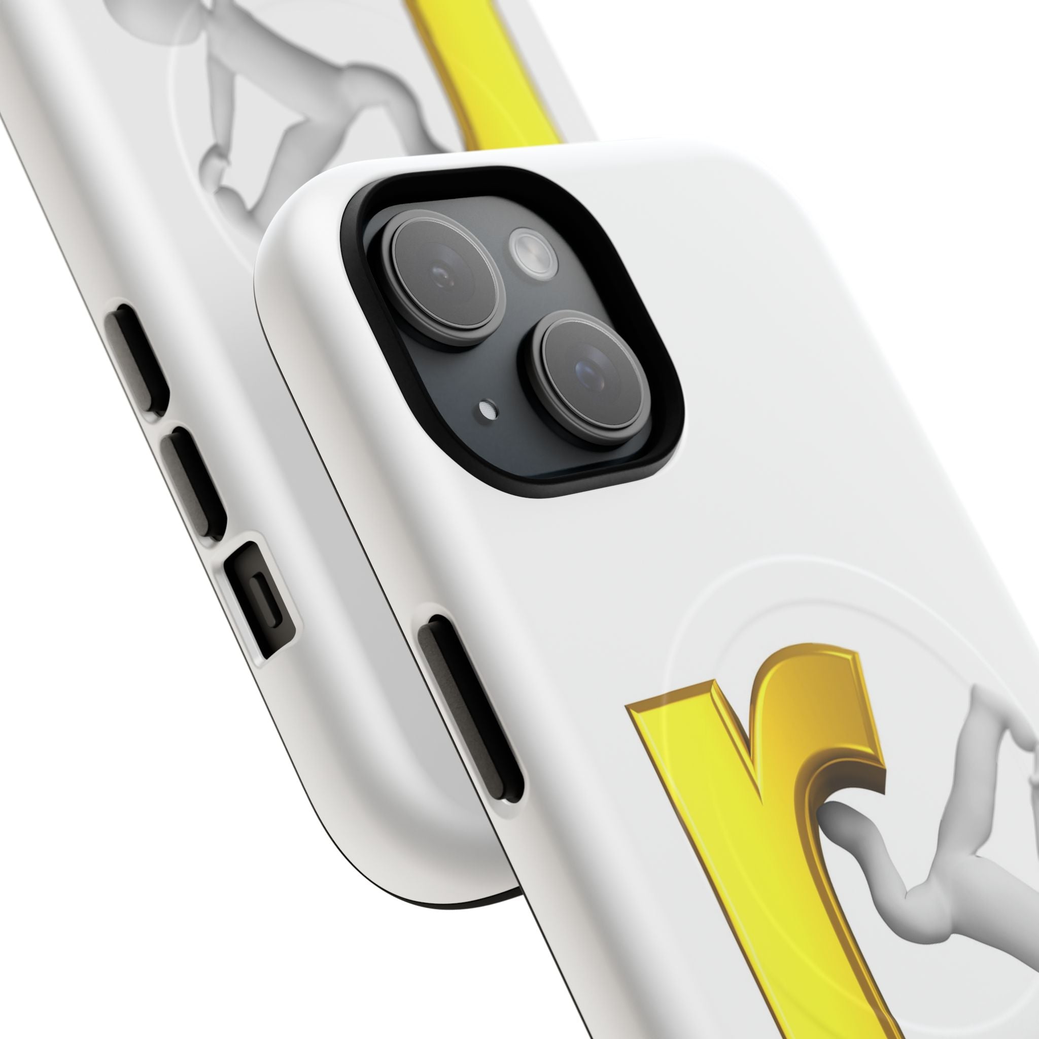 Yellow Letter R Breakdance Phone Case | Tough Magnetic Case