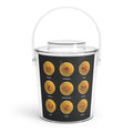 Cryptocurrency Coin Icons Ice Bucket with Tongs | Bitcoin Ethereum Litecoin