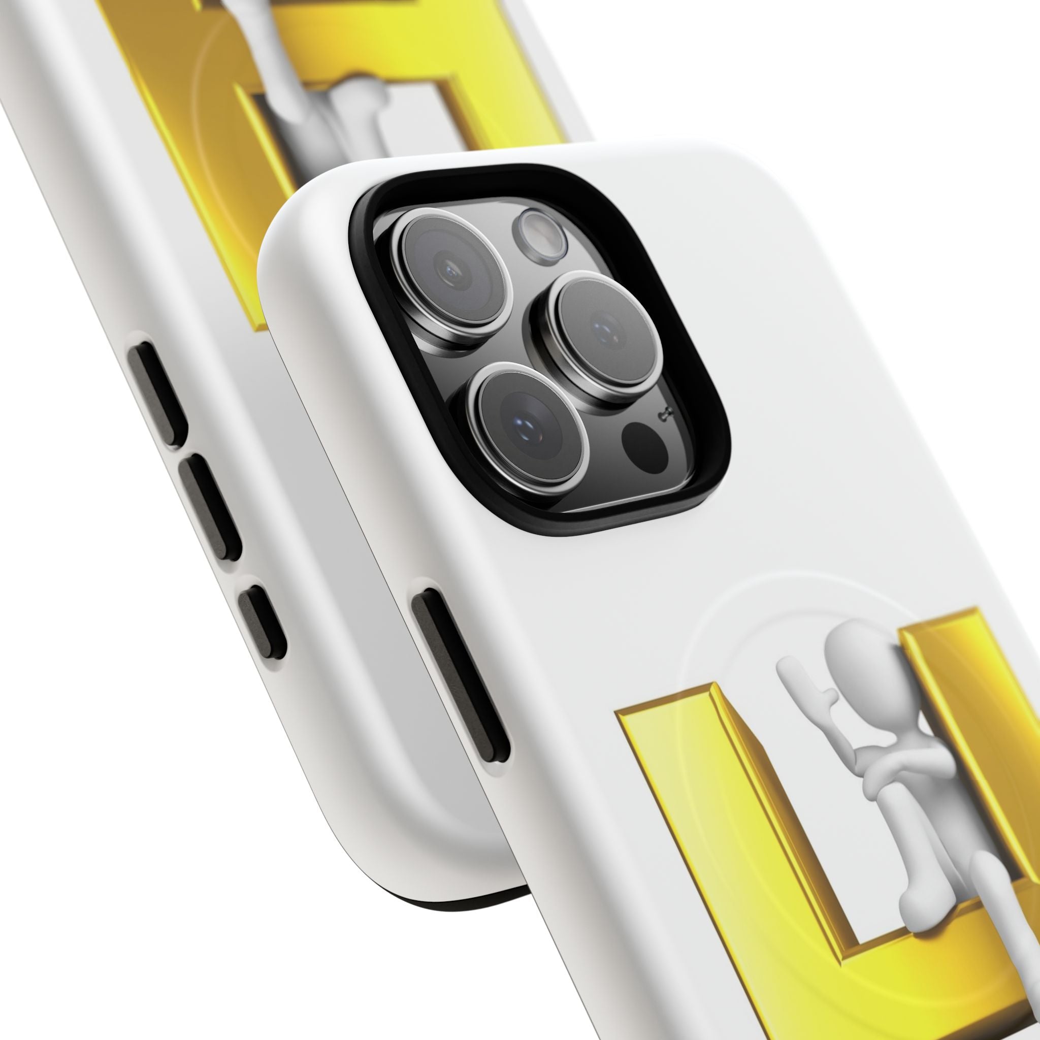 Gold Letter H Climber Phone Case | Tough Magnetic Case