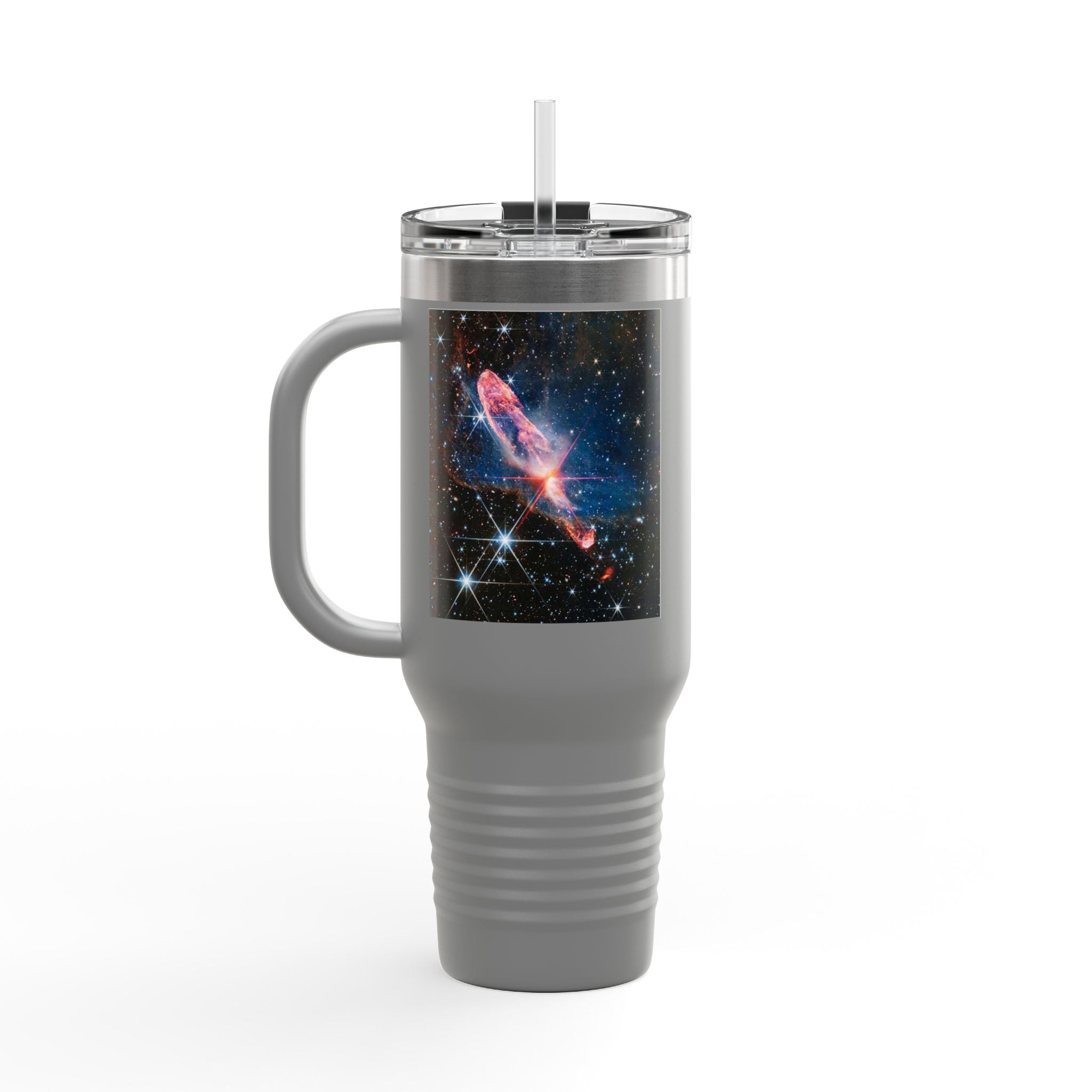 Cosmic Nebula with Stars 40oz Travel Mug | Space Galaxy Insulated Tumbler
