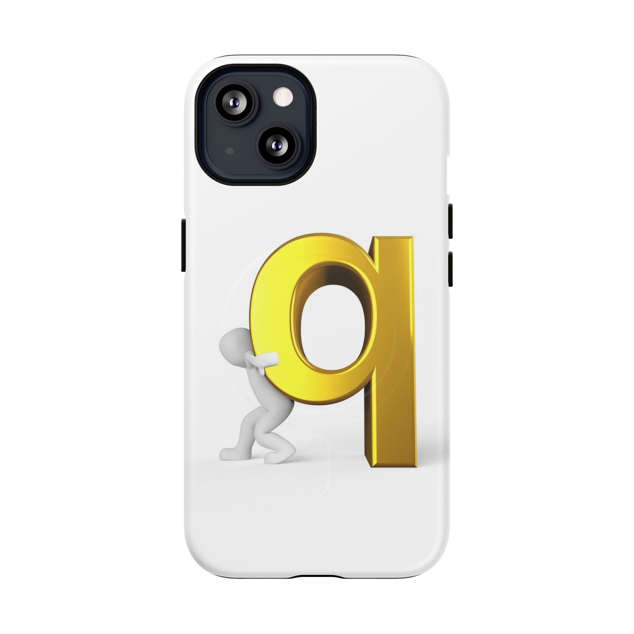 Coque de téléphone Lettre Q Dorée | Coque magnétique robuste