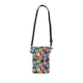 Colorful Alphabet Blocks Small Cell Phone Wallet | Crossbody Phone Pouch