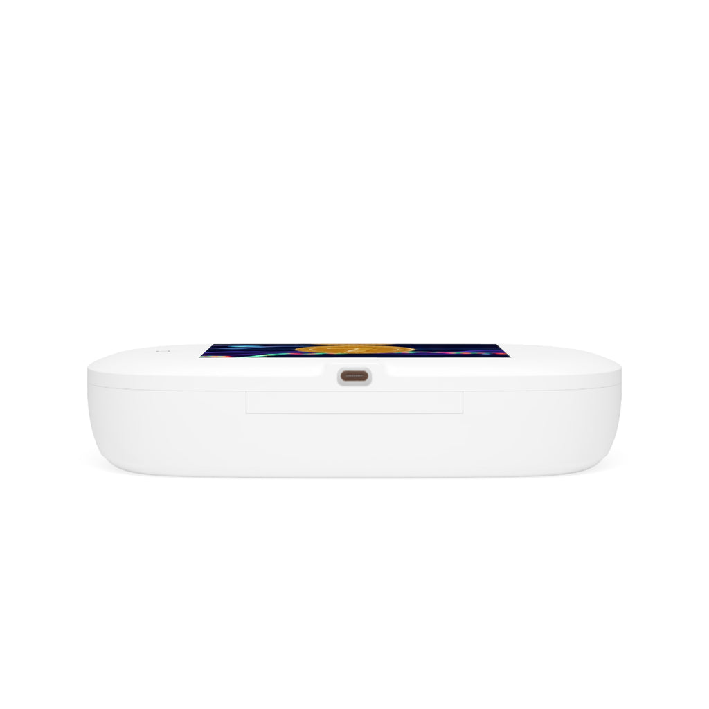 Litecoin Crypto Design UV Phone Sanitizer and Wireless Charging Pad