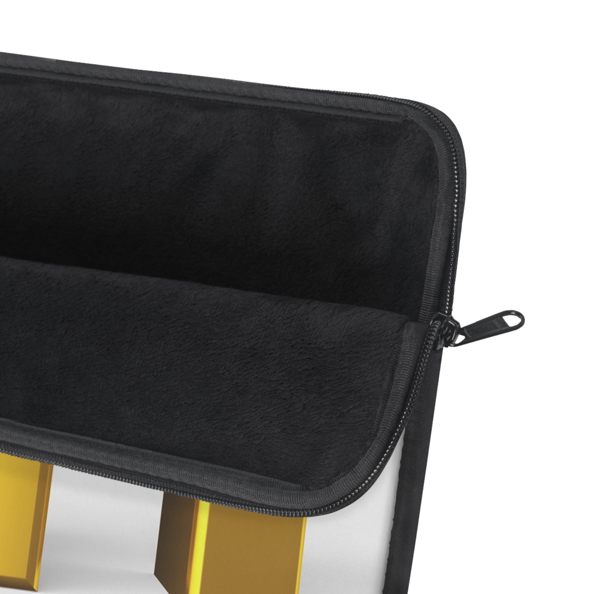 Gold Letter M Laptop Sleeve | Monogram Initial Case