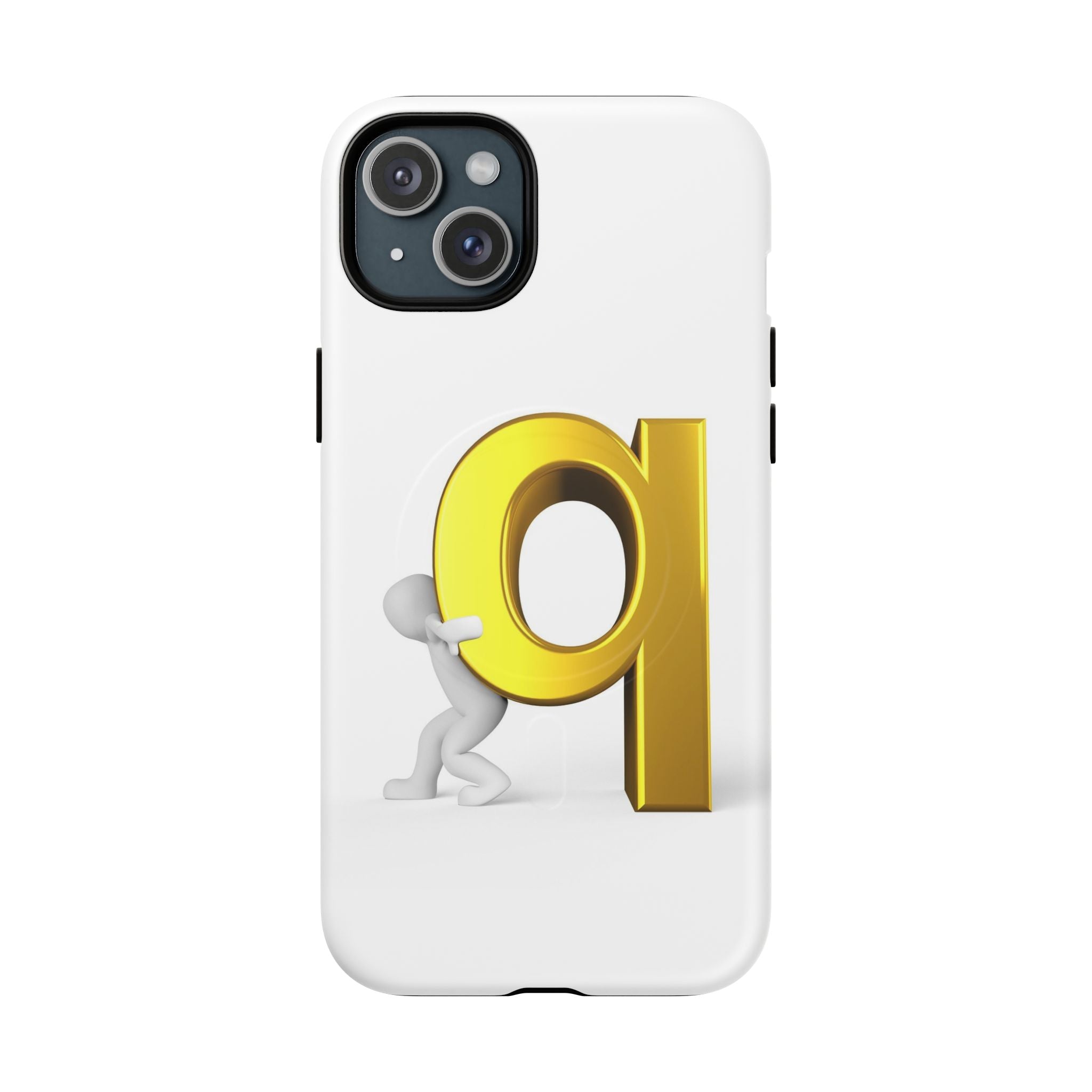 Coque de téléphone Lettre Q Dorée | Coque magnétique robuste