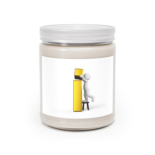 3D Figure Building Letter i Candle