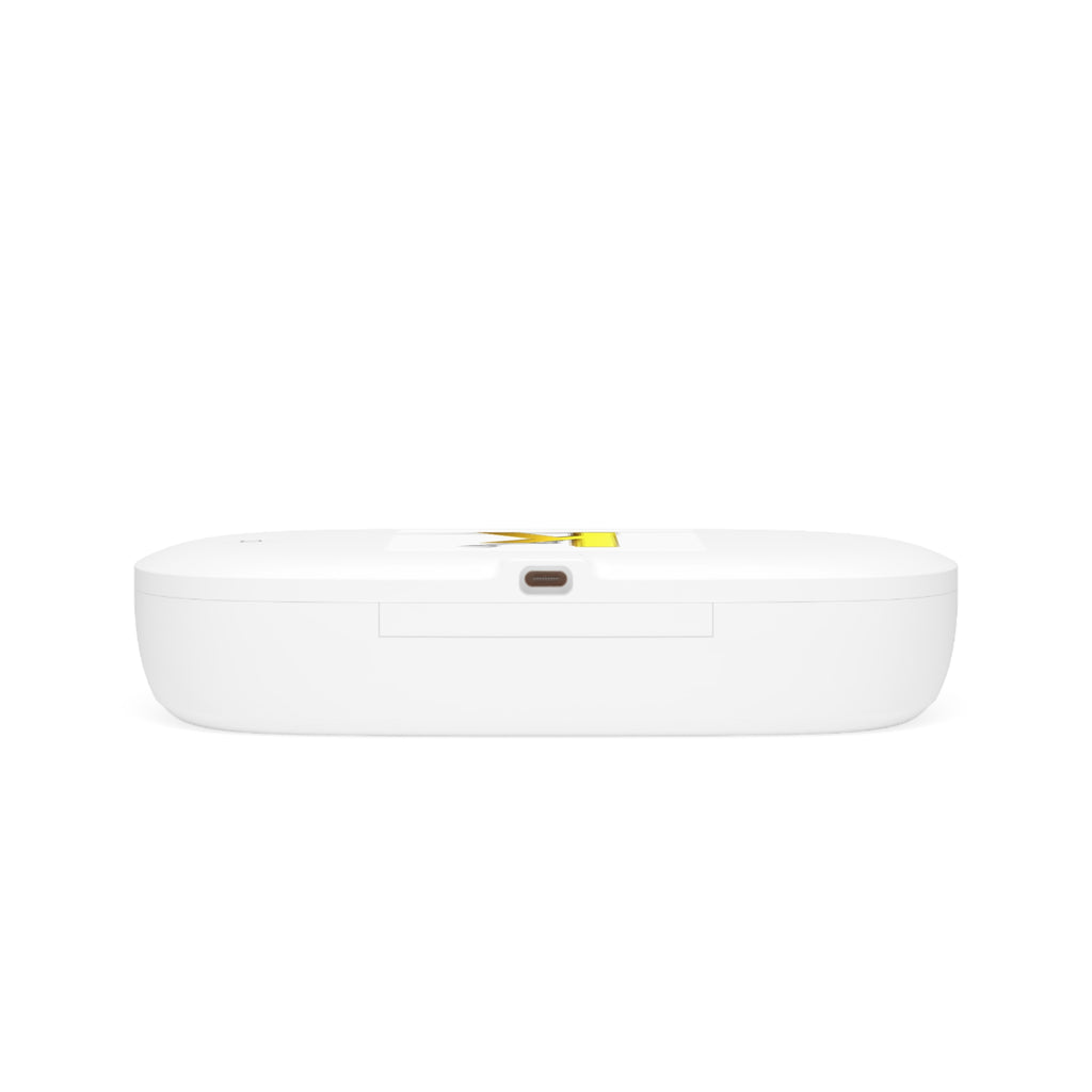 Yellow Letter K monogram Wireless Charging Pad | UV Phone Sanitizer