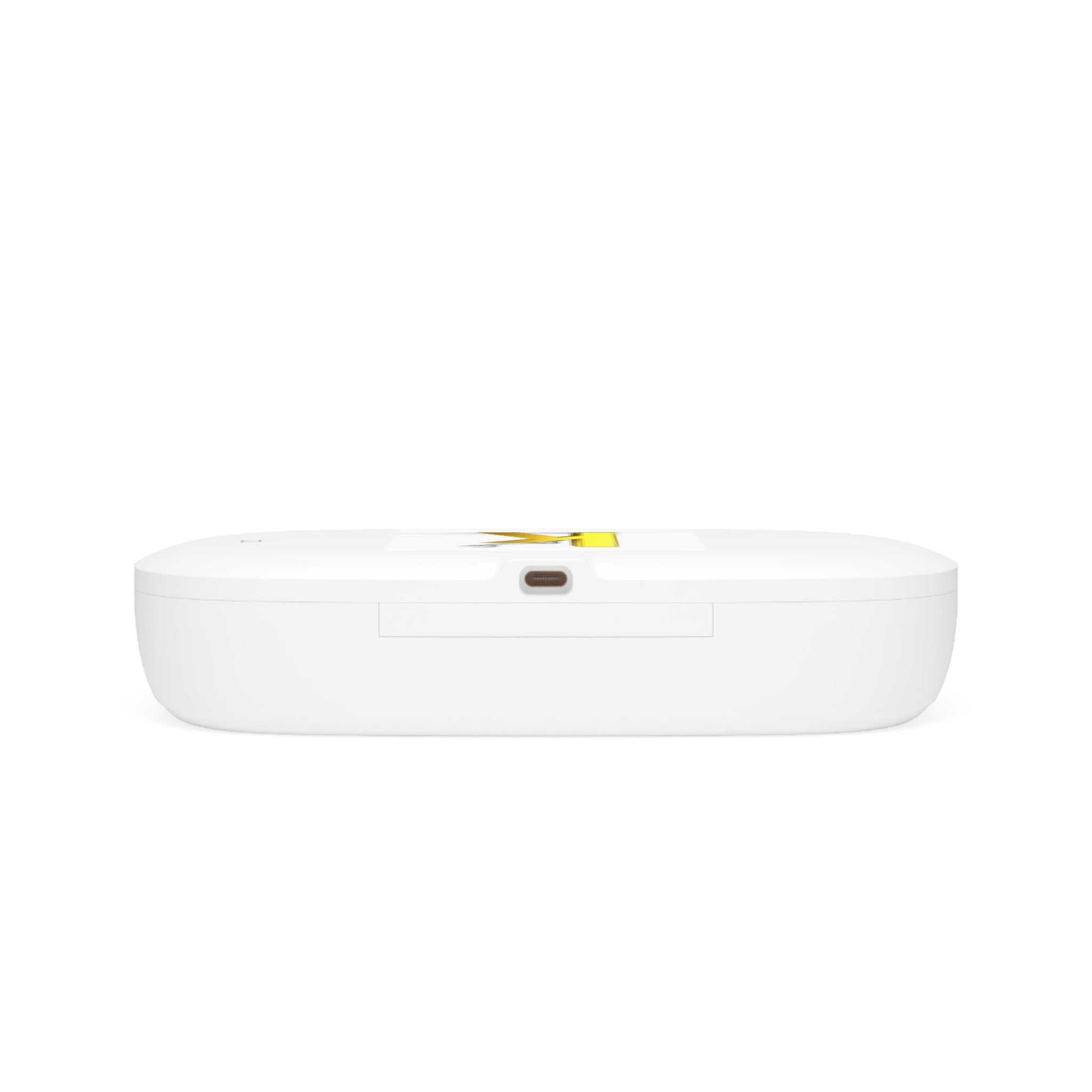 Yellow Letter K monogram Wireless Charging Pad | UV Phone Sanitizer