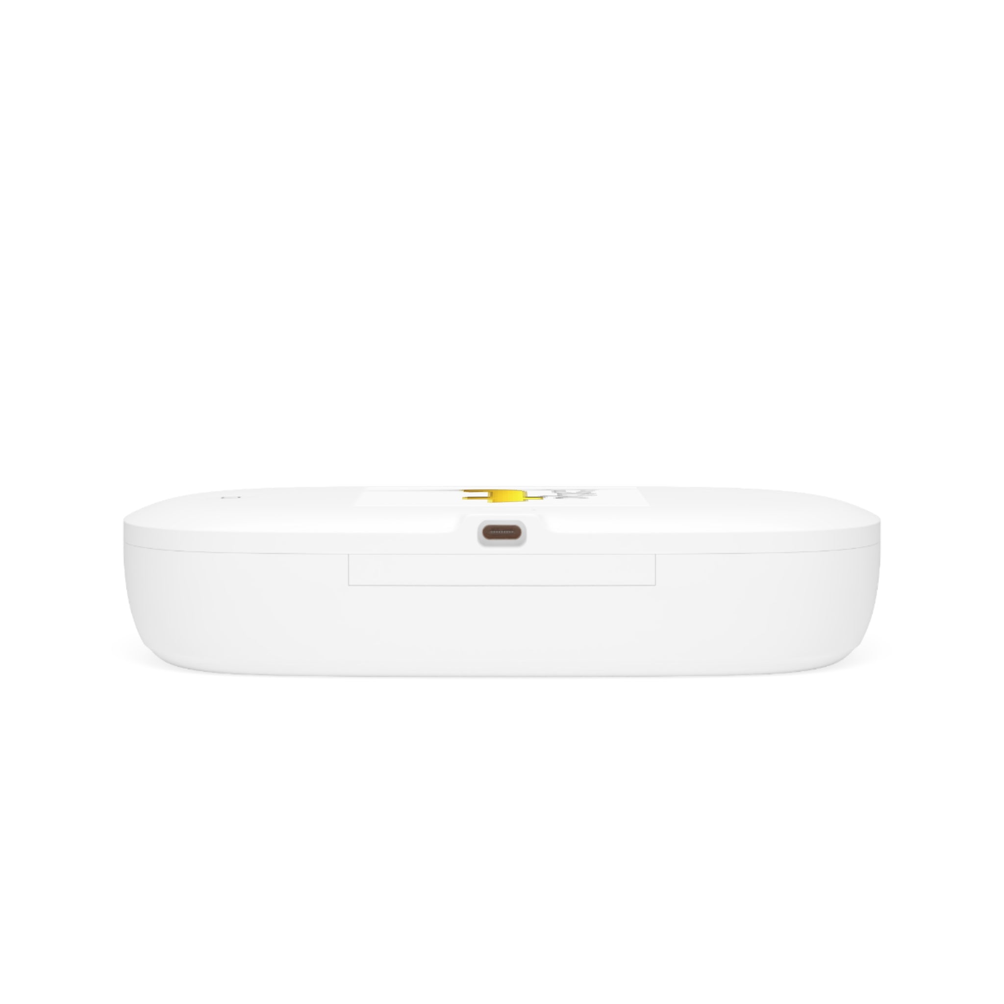 Yellow Letter T Design UV Phone Sanitizer and Wireless Charging Pad