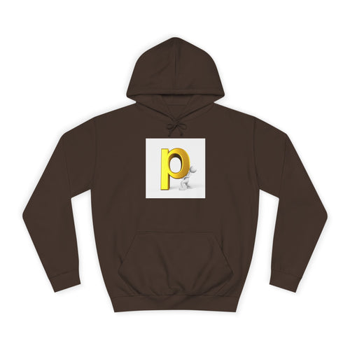 Sweat à capuche lettre P 3D | Pull Monogramme initiale P