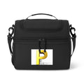 Gold Letter P Cooler Bag | Monogram Initial Insulated Lunch Tote
