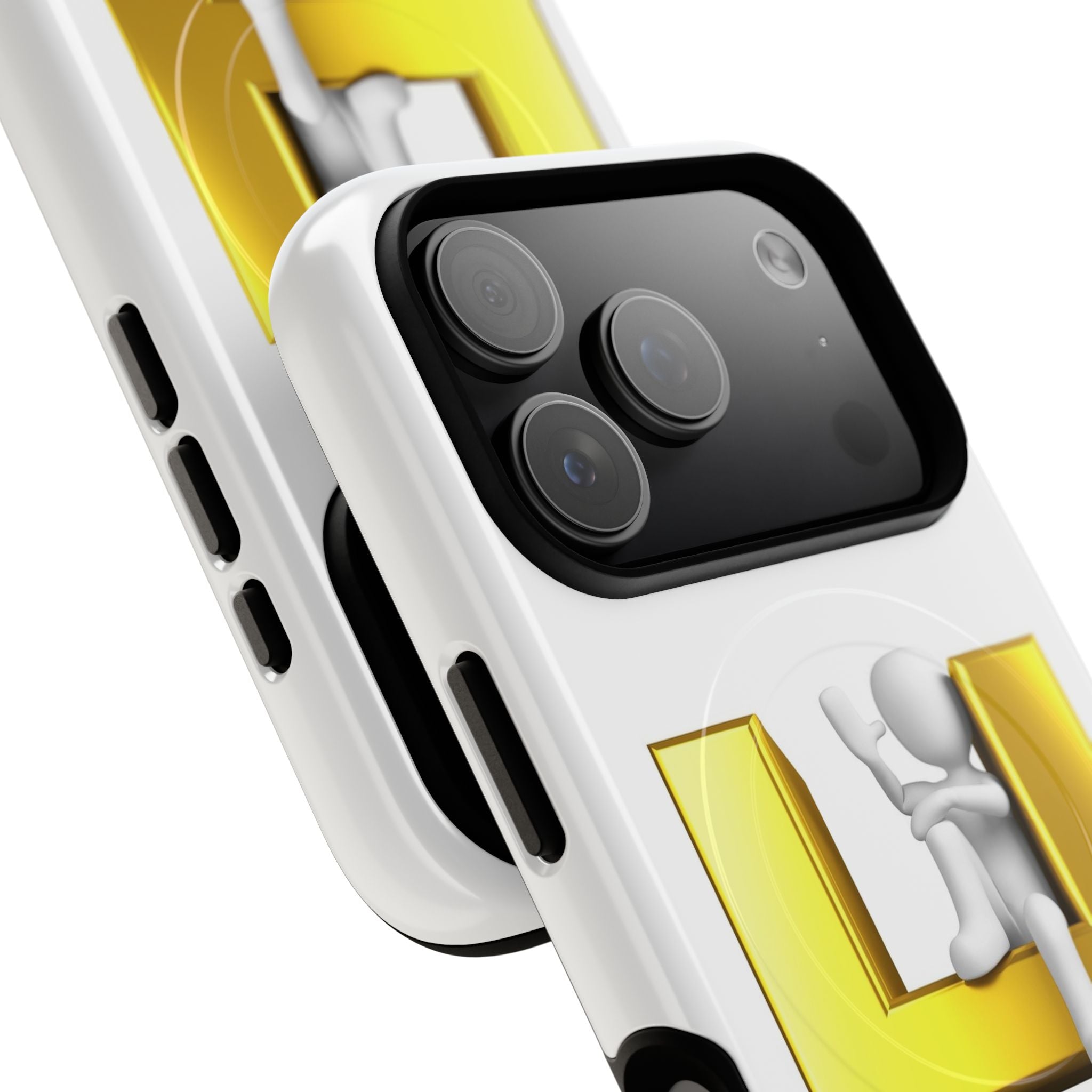 Gold Letter H Climber Phone Case | Tough Magnetic Case