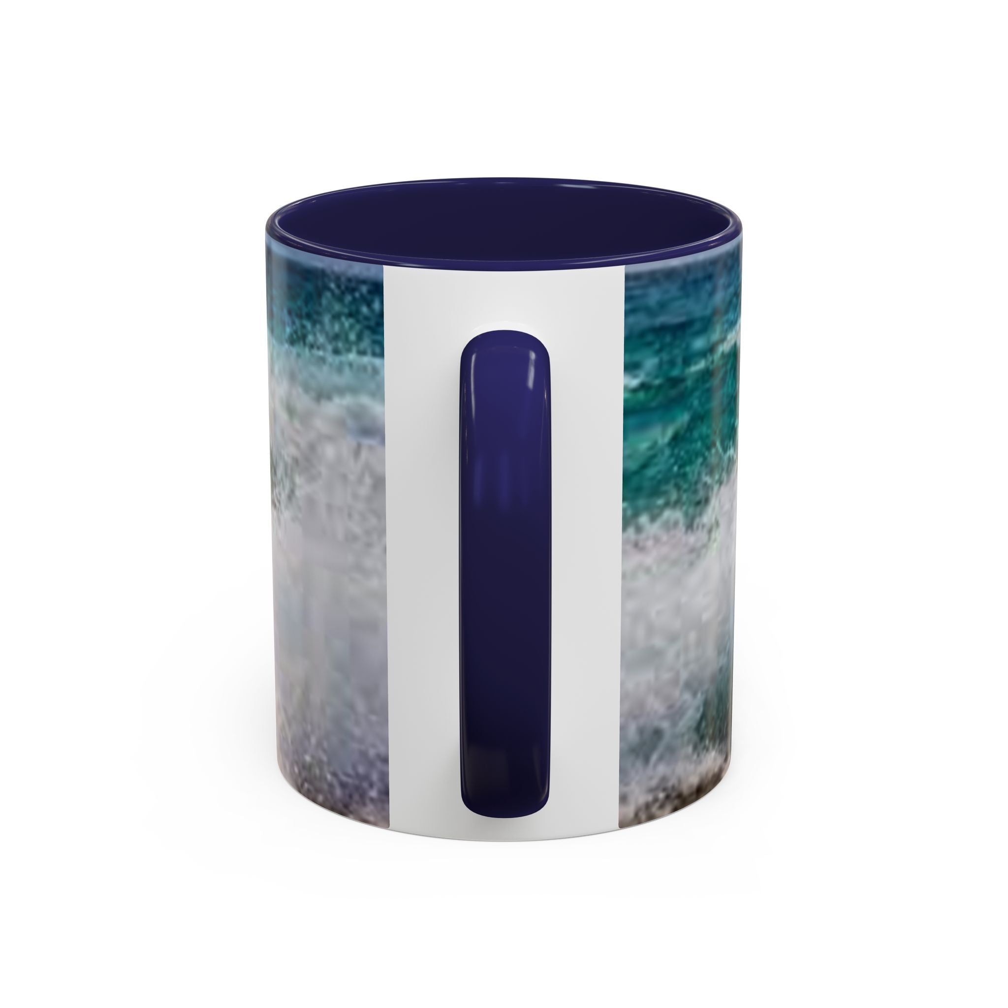 Ocean Wave Accent Coffee Mug | Beach Wave Photo Mug