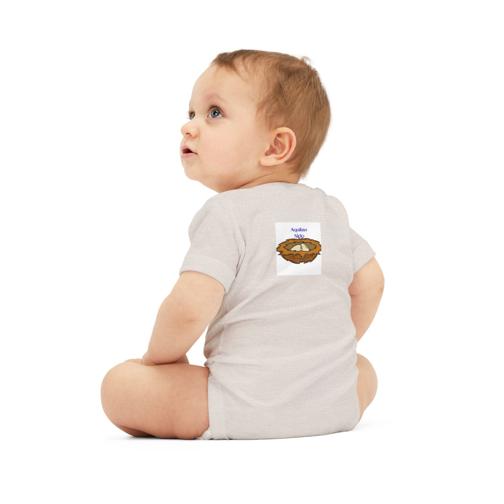 Baby Bird Nest Onesie | Infant One Piece with Nest Illustration