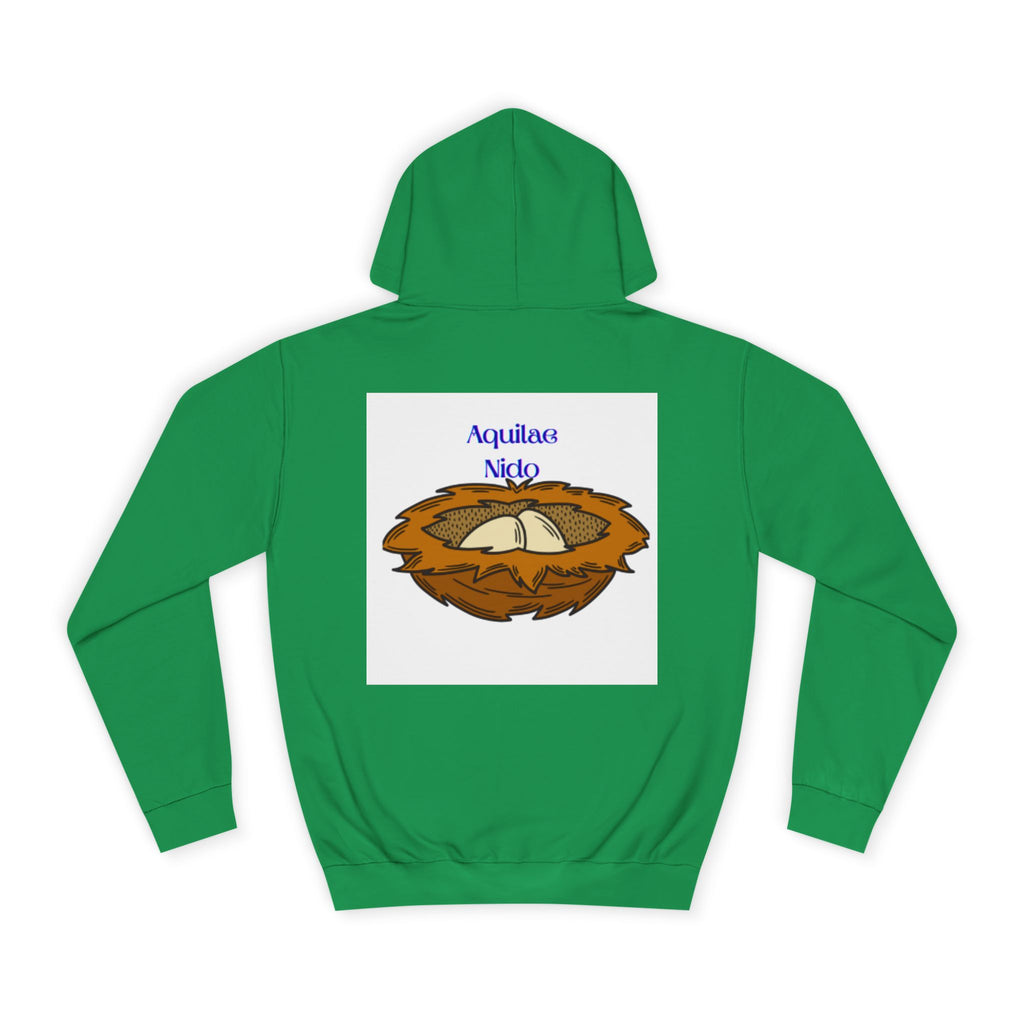 Aquilae Nido Nest Illustration Hoodie | College Crest Style