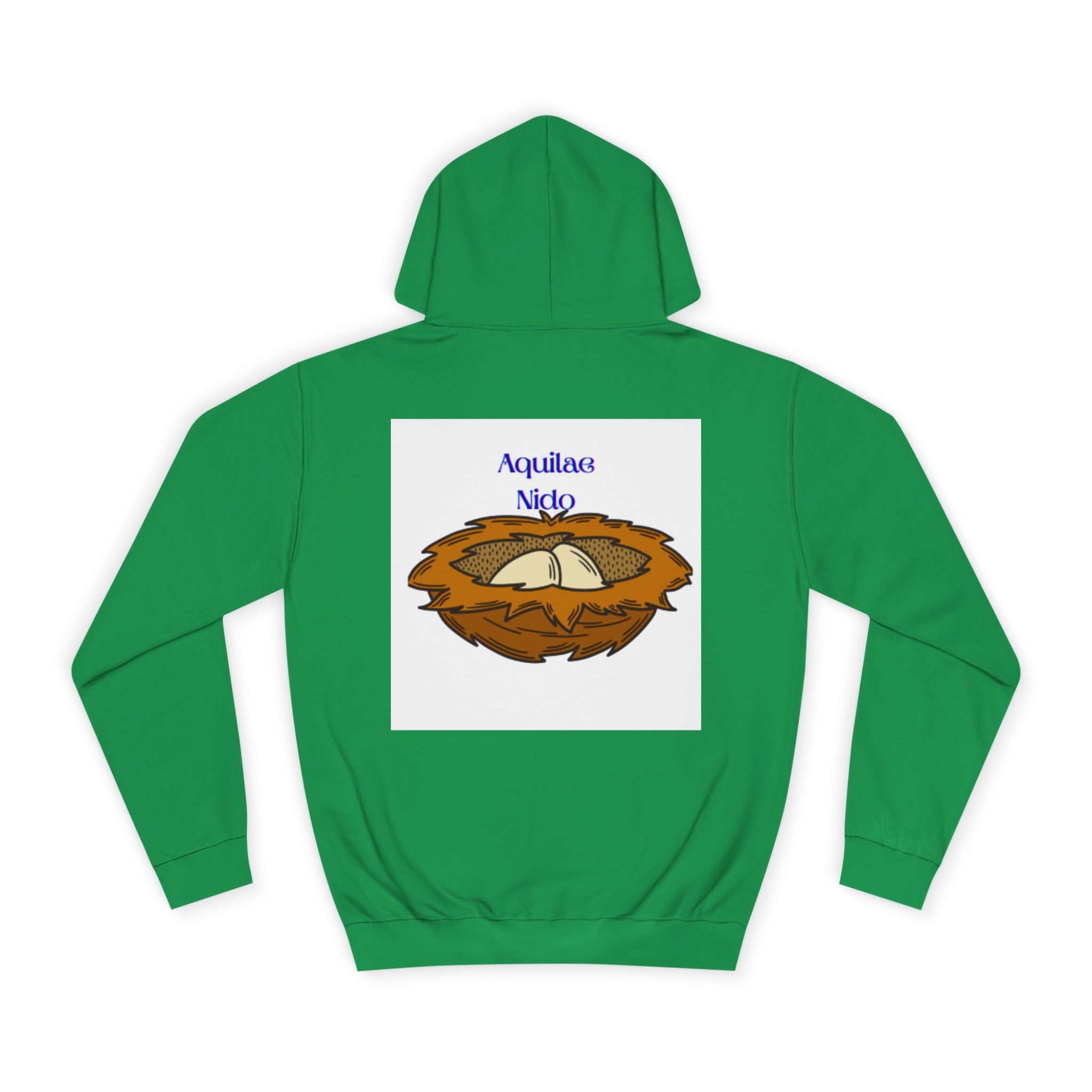 Aquilae Nido Nest Illustration Hoodie | College Crest Style