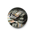 Stacks of Cash Acrylic Wall Clock | Money Stack Clock, Finance Decor