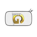 3D Gold Letter G with Figure Passport Wallet | Monogram Travel Pouch