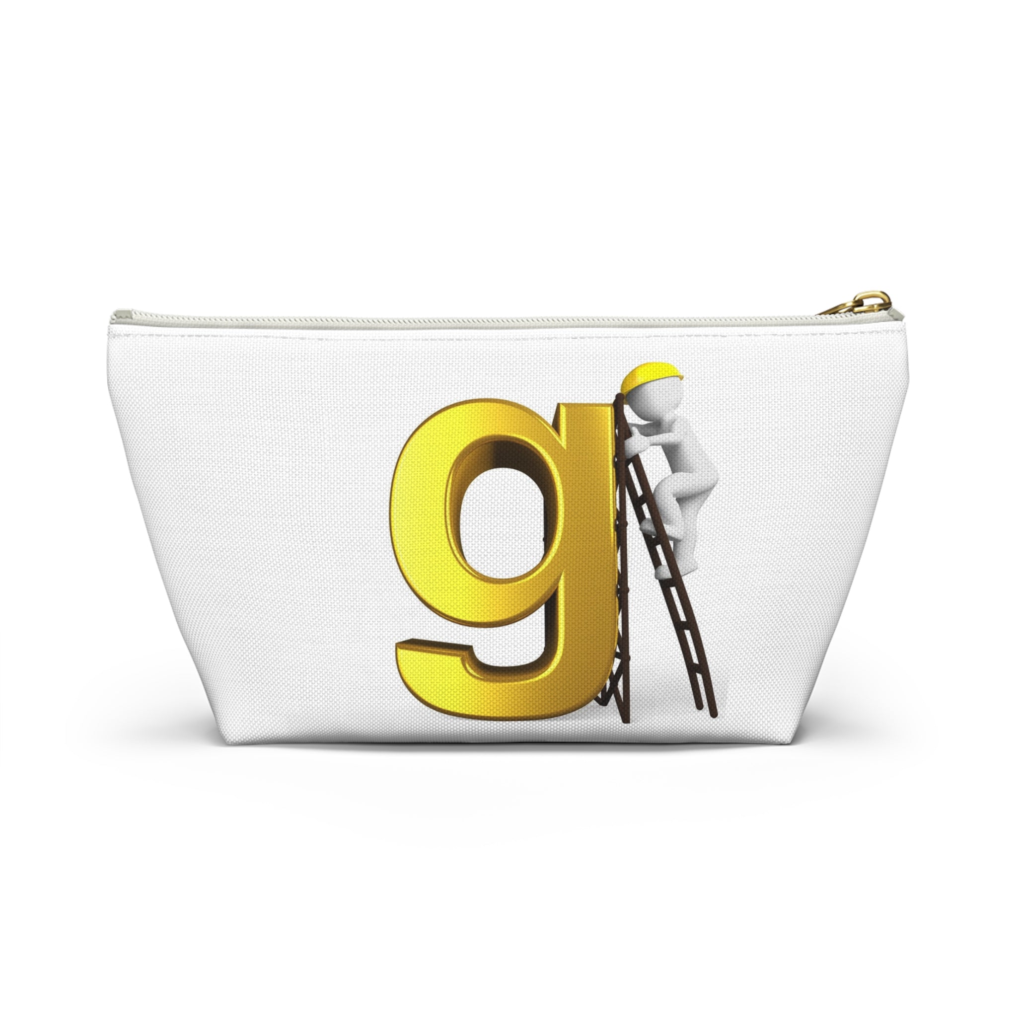 Gold Letter G with Worker Ladder Accessory Pouch