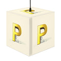 Gold Letter P Cube Lamp | Light Cube Lamp, Nursery Accent Light