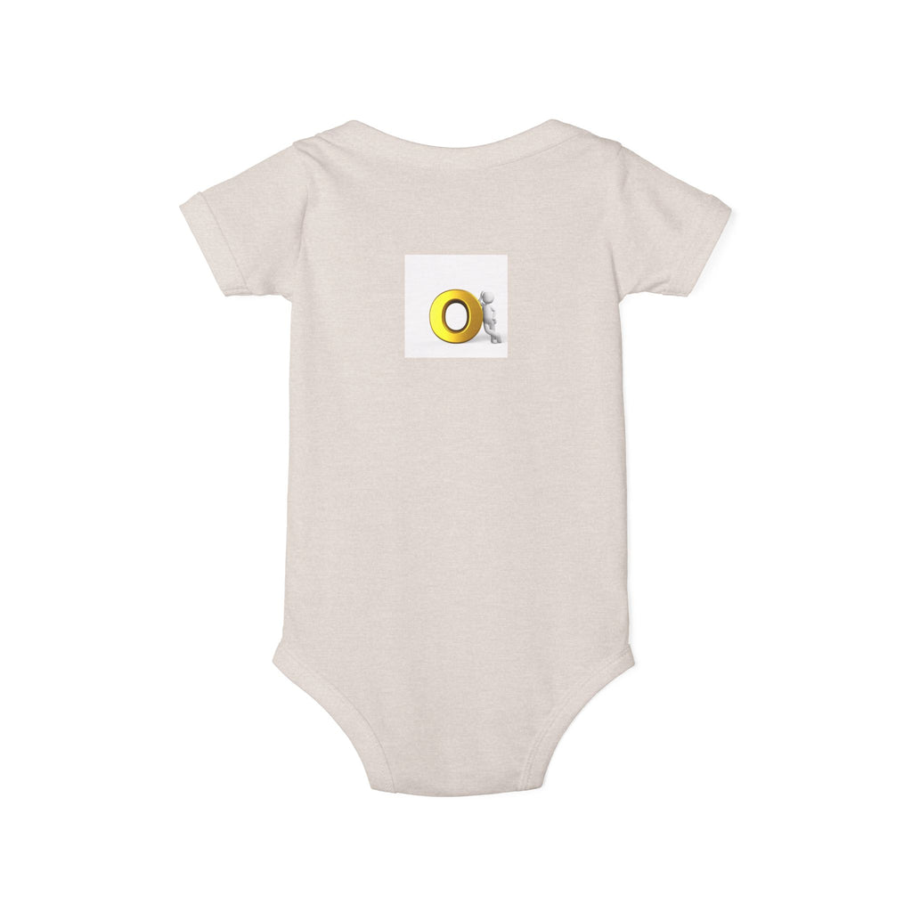 Gold Letter O Infant Onesie | Infant One Piece