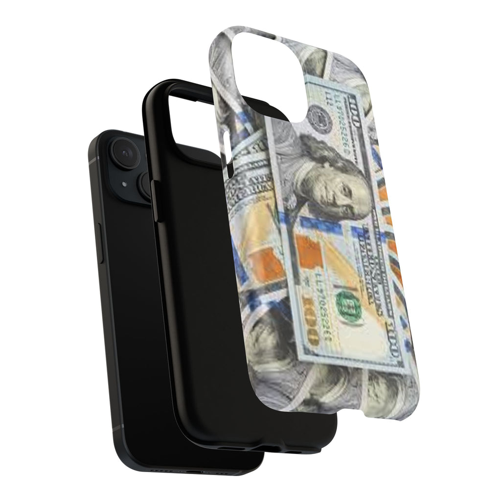 Hundred Dollar Bills Phone Case | Tough Magnetic Case, Money Pattern