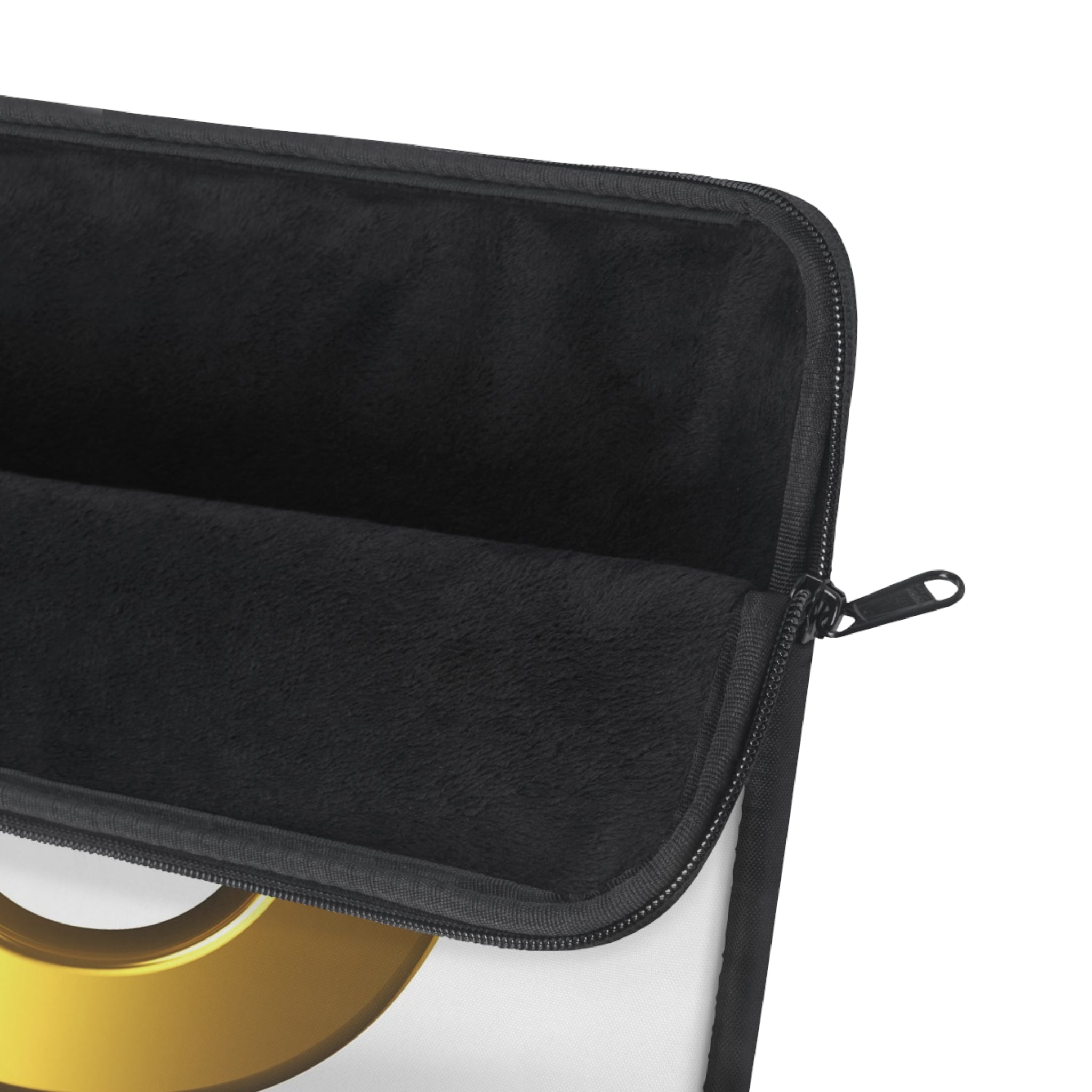 Gold Letter C initial Laptop Sleeve | Monogram Alphabet design