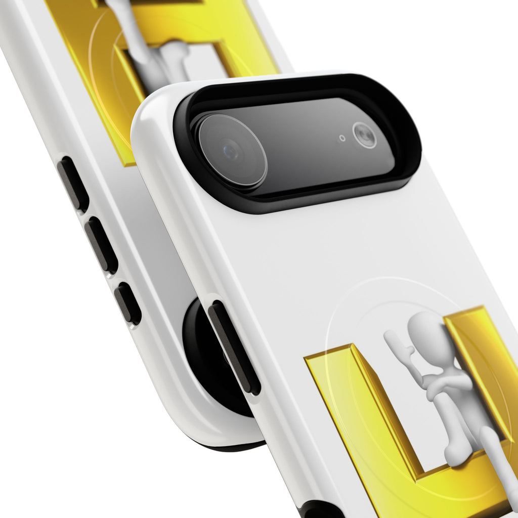 Gold Letter H Climber Phone Case | Tough Magnetic Case