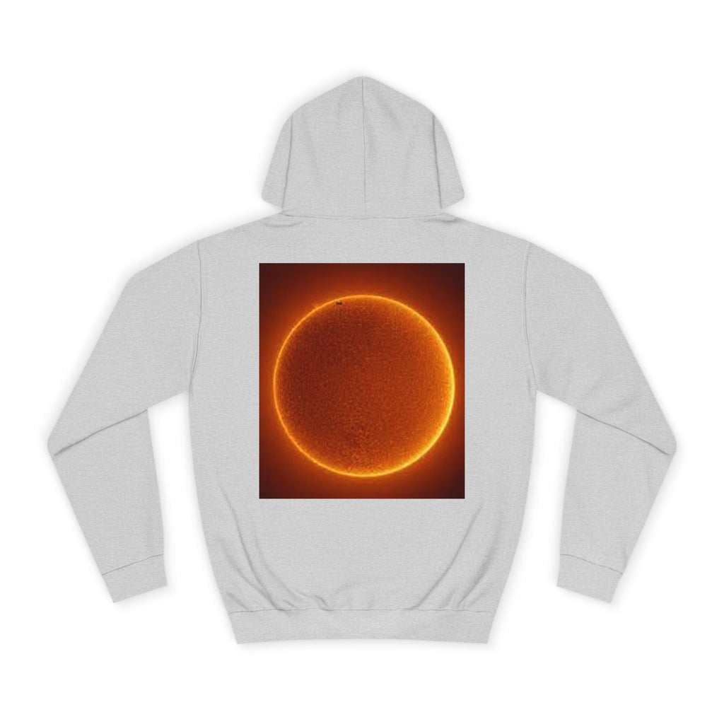 Fiery Solar Ring Hoodie | Sun Eclipse Graphic, Space Astronomy Sweatshirt
