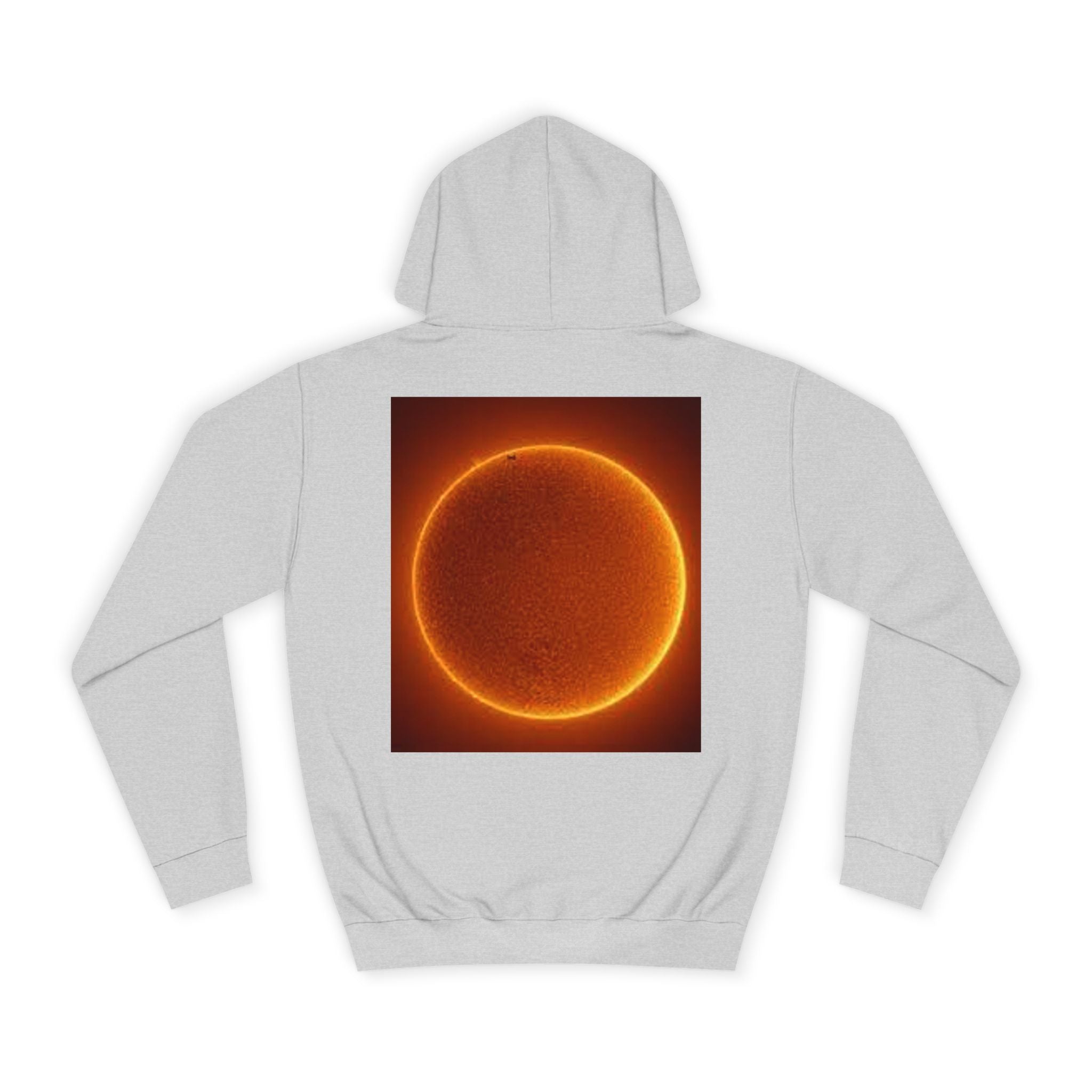 Fiery Solar Ring Hoodie | Sun Eclipse Graphic, Space Astronomy Sweatshirt