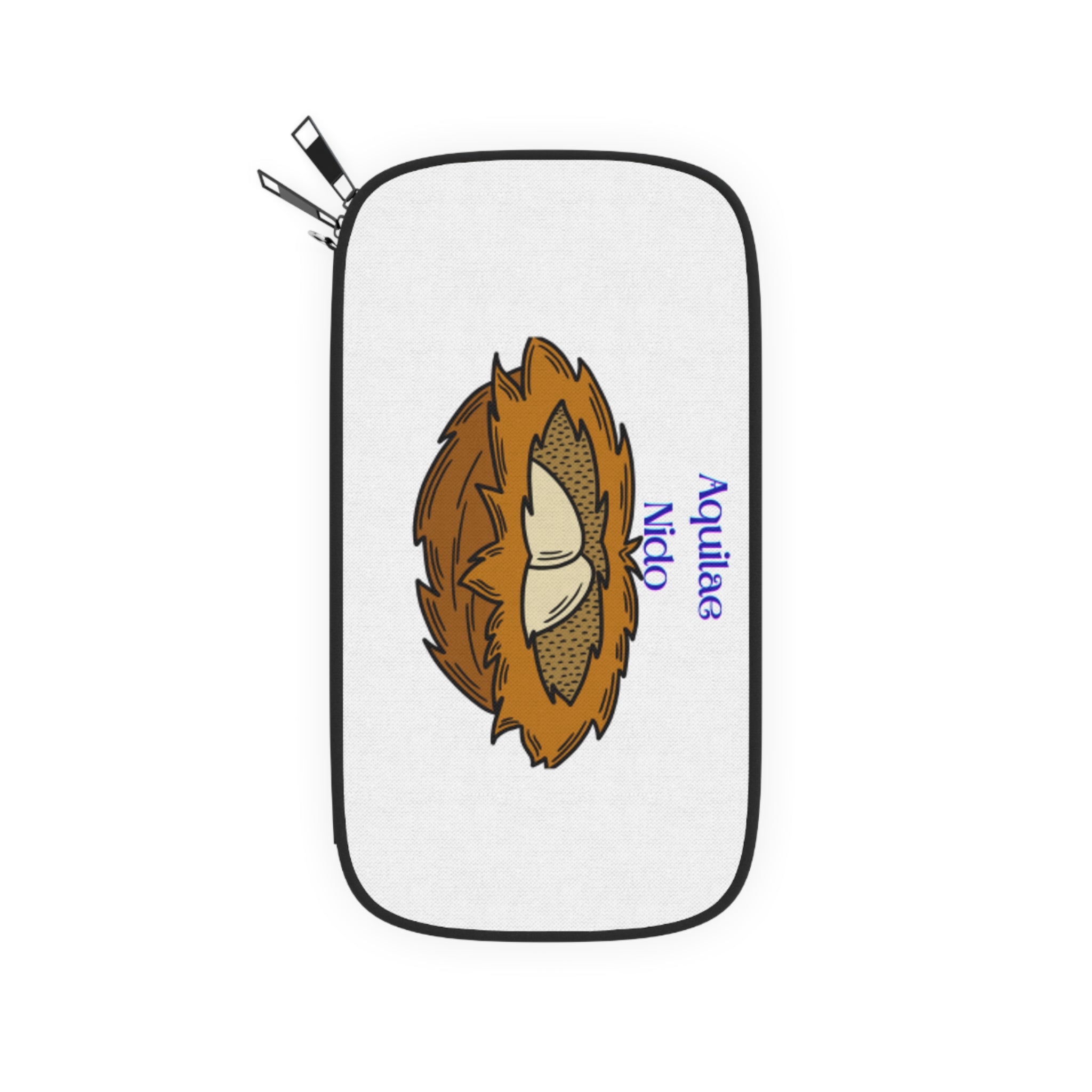 Eagle's Nest Illustration Passport Wallet | Bird Nesting Design