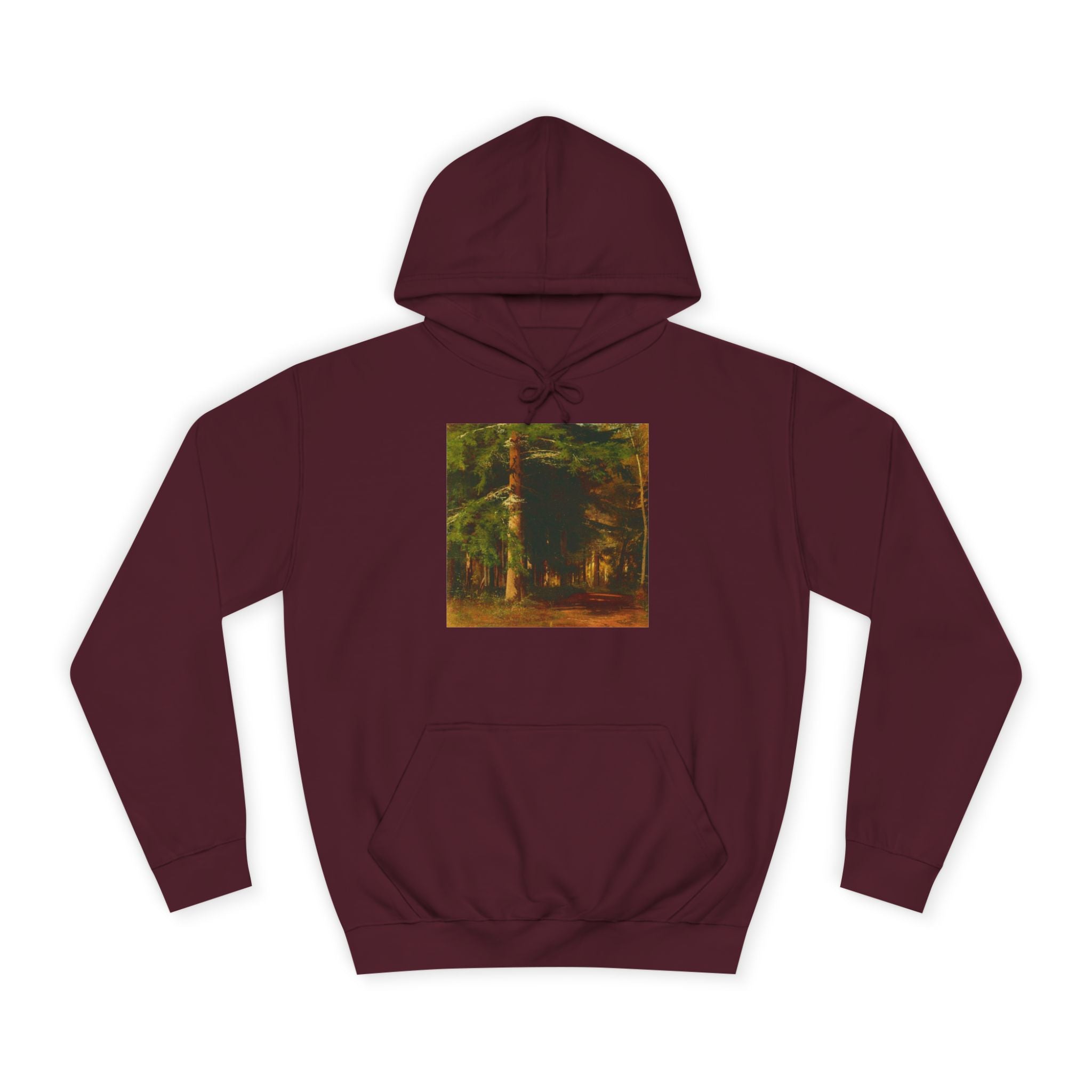 Sweat à capuche motif Forêt | Sweat-shirt vintage Arbres des bois