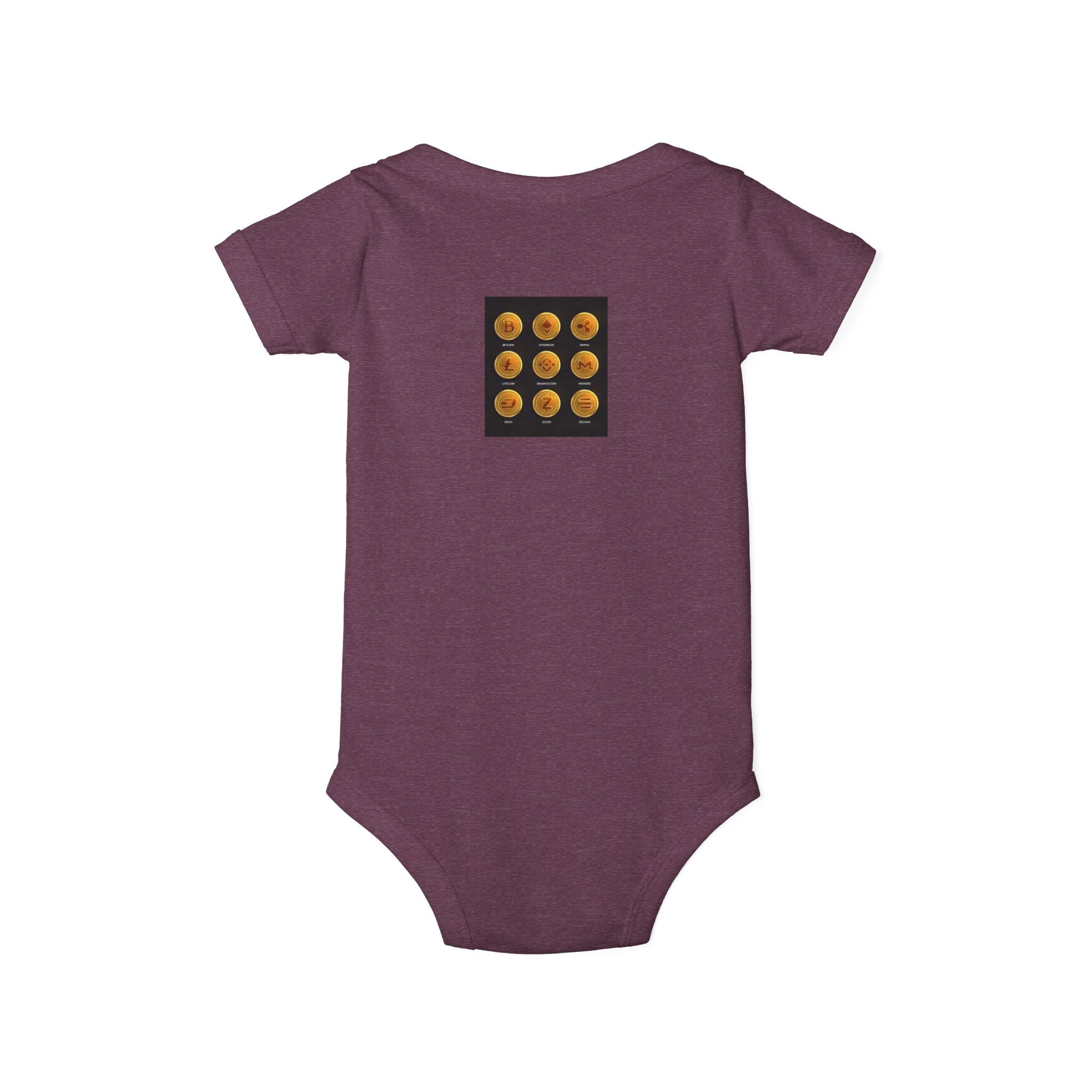 Cryptocurrency Coins Infant One Piece | Fall Baby Bodysuit