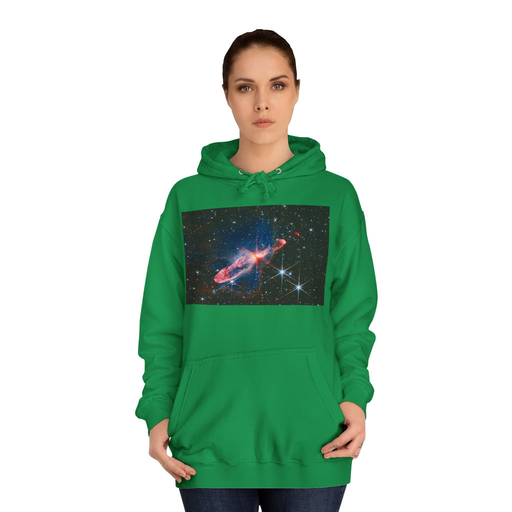 Nebula Space Photo Hoodie | Cosmic Galaxy Stars Astronautic Design