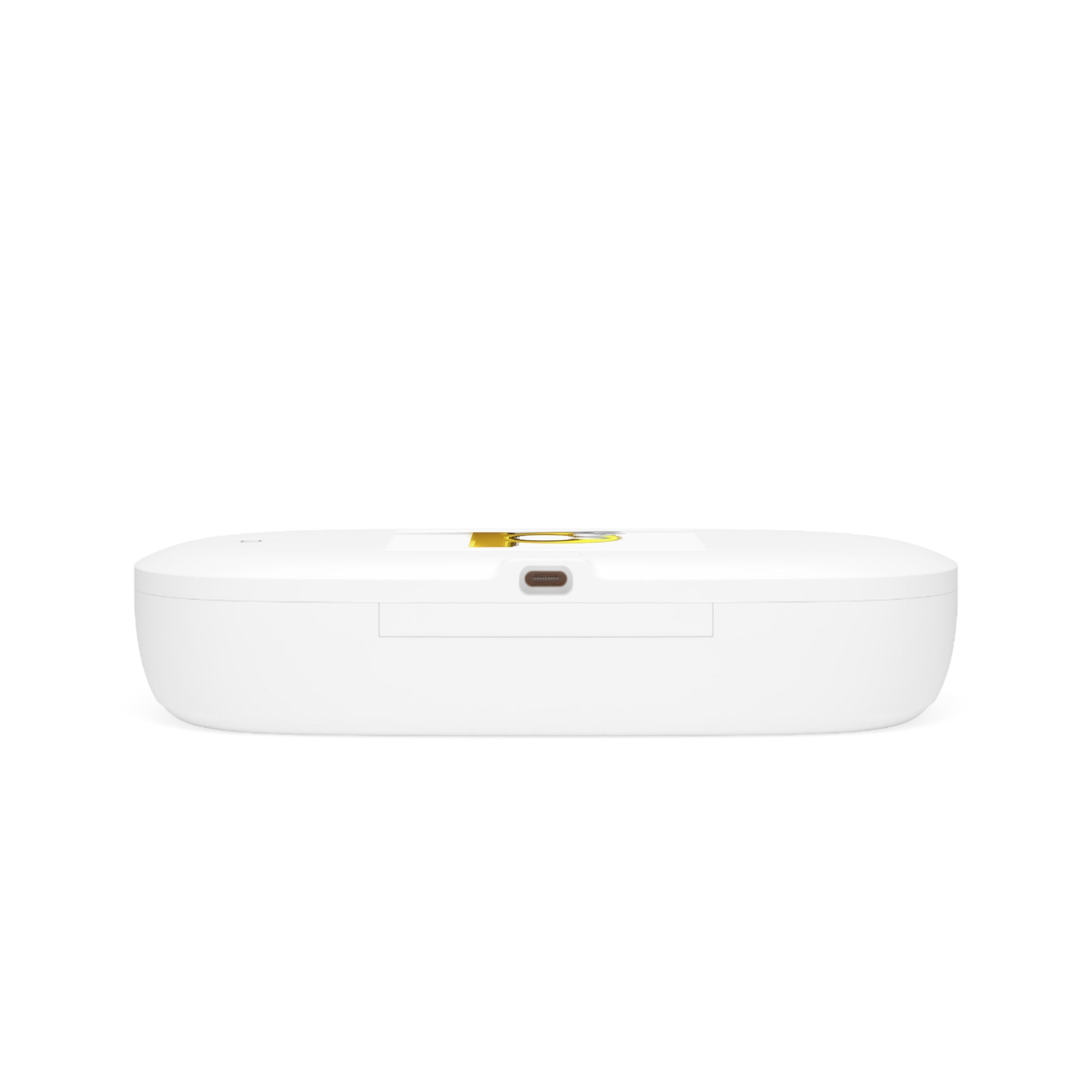 Golden Letter D Graphic UV Phone Sanitizer and Wireless Charging Pad | Desk Accessory