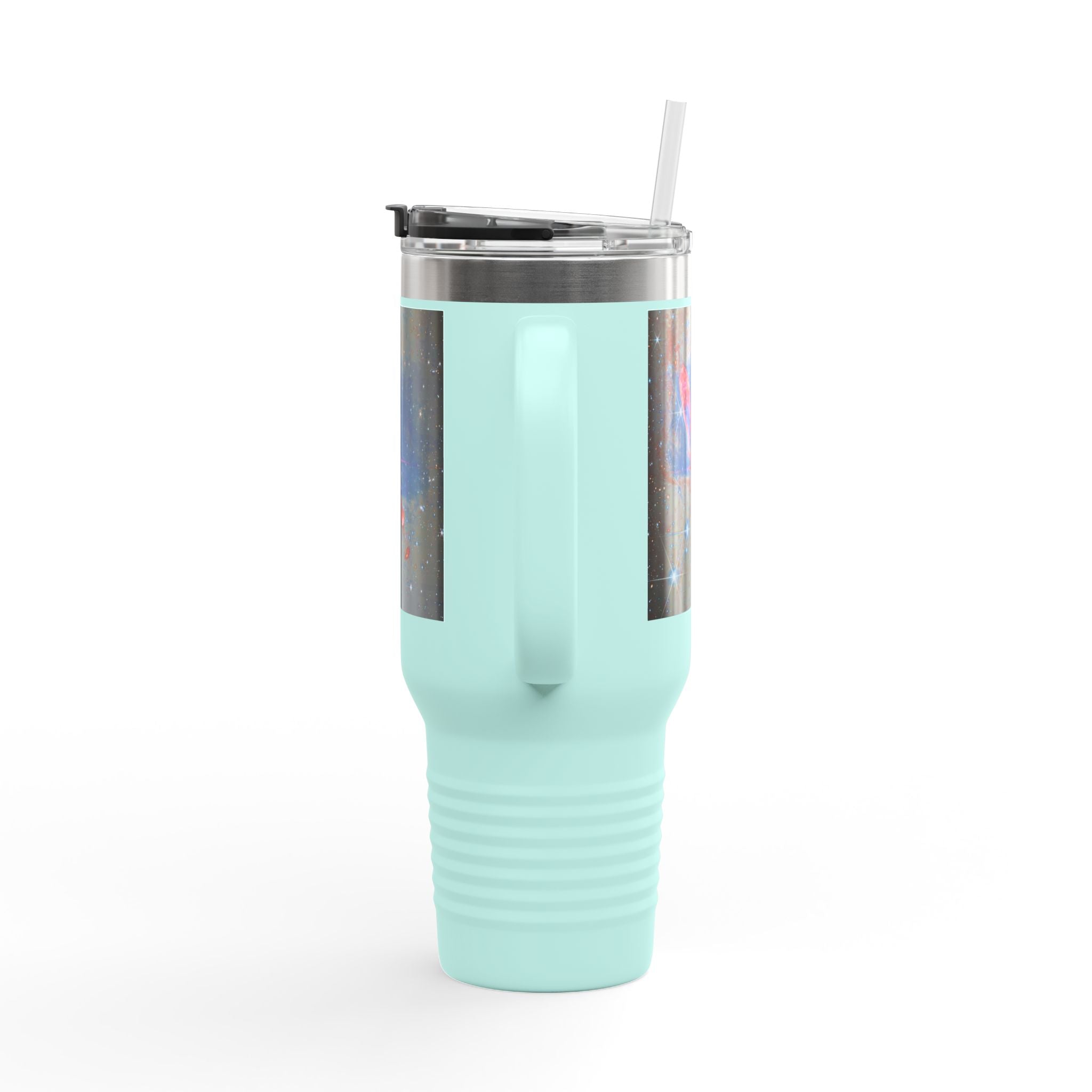 Cosmic Nebula with Stars 40oz Travel Mug | Space Galaxy Insulated Tumbler